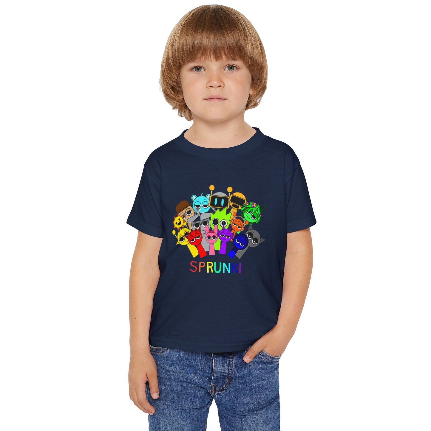 Colorful Toddler T-Shirt with Fun Characters | Kids Gift, Birthday Shirt, Holiday Apparel, Playful Outfit, Cute Tee