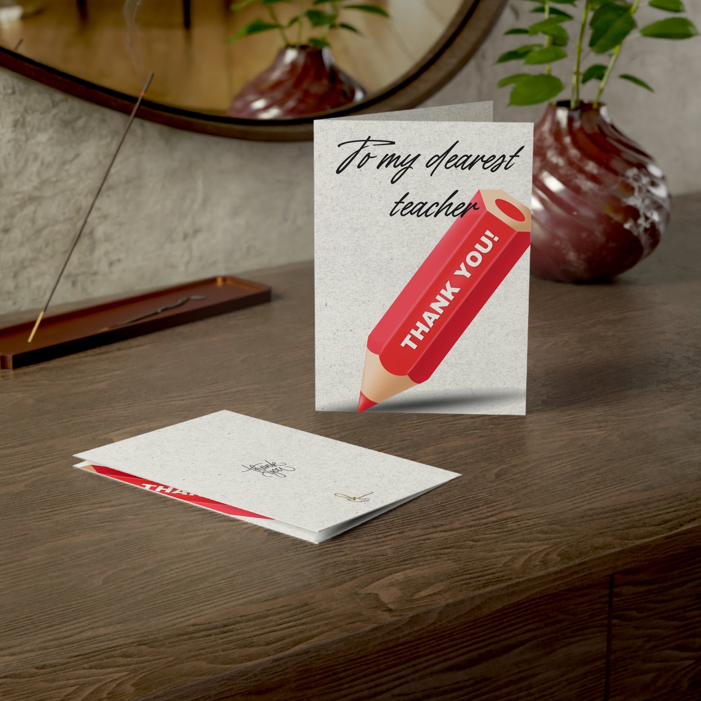 Thank You Greeting Cards Set - Appreciation Cards for Teachers, Friends, 1 to 50pcs, Ideal for Celebrations, Holidays, and Events