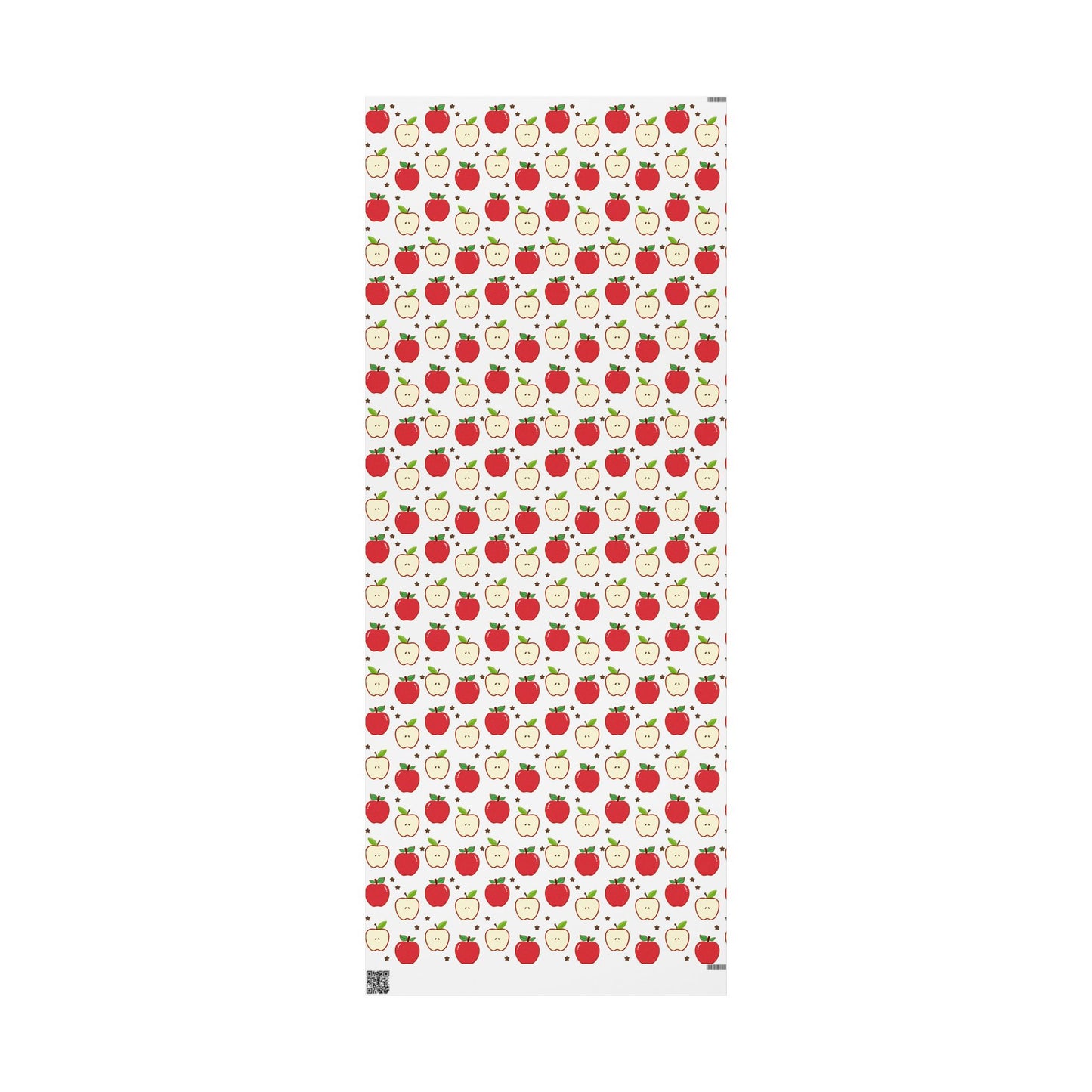 Apple-Themed Wrapping Paper, Cute Gift Wrap for Birthdays, Holidays, Teacher Gifts, Fall Celebrations, Party Supplies