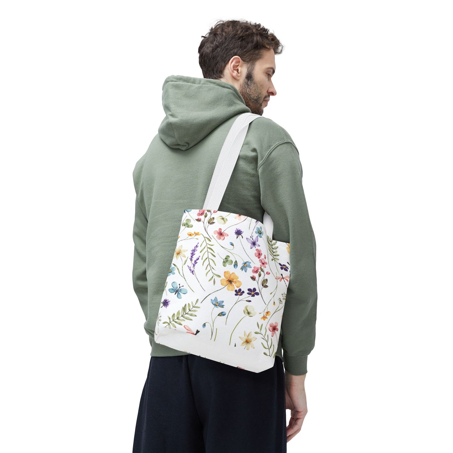 Floral Tote Bag - Stylish, Versatile, Reusable Shopping Bag, Eco-Friendly Gift, Perfect for Spring & Summer