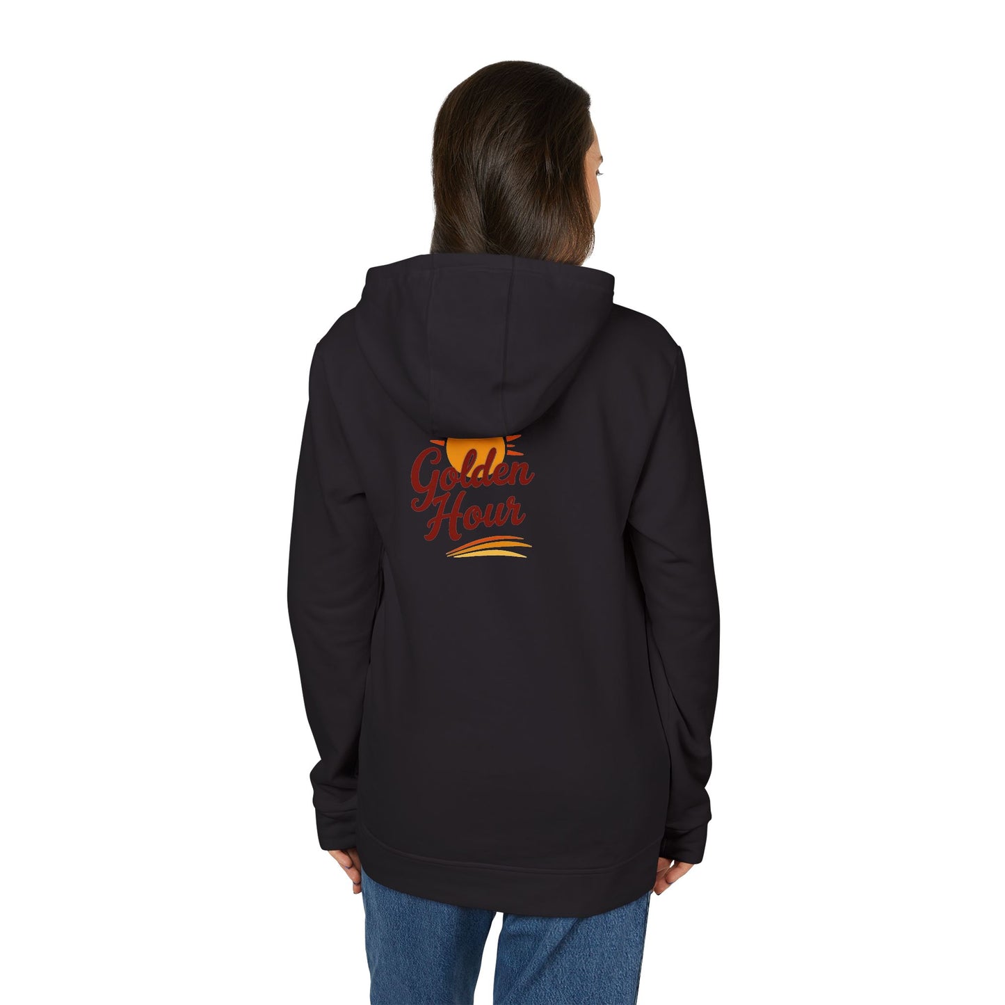 Golden Hour Fleece Hoodie - Cozy Unisex Sweatshirt for Travel, Casual Wear, Gift for Friends, Fall Fashion, Hoodie for Relaxing
