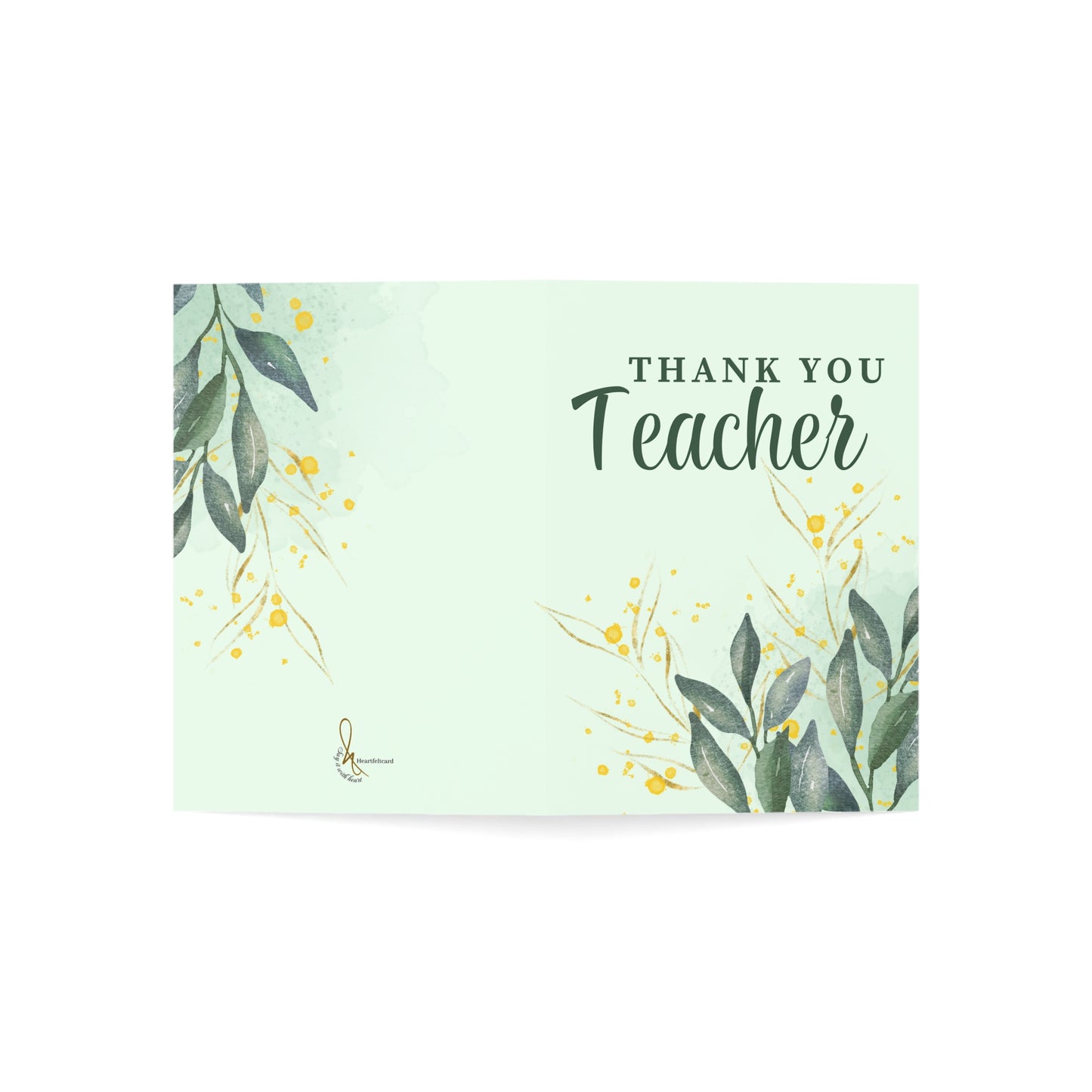 Thank You Teacher Greeting Cards Set | Floral Cards, Teacher Appreciation, Thank You Notes, Classroom Gifts, Stationery