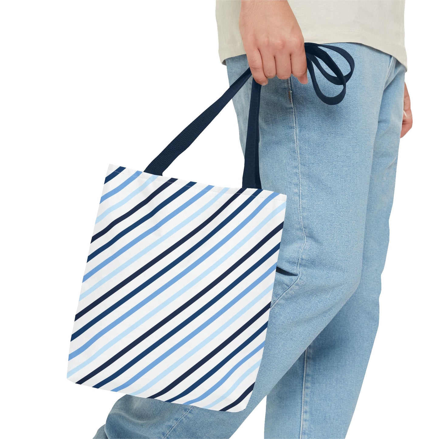 Stylish Striped Tote Bag, Everyday Carryall, Reusable Shopping Bag, Eco-Friendly Gift, Chic Fashion Accessory