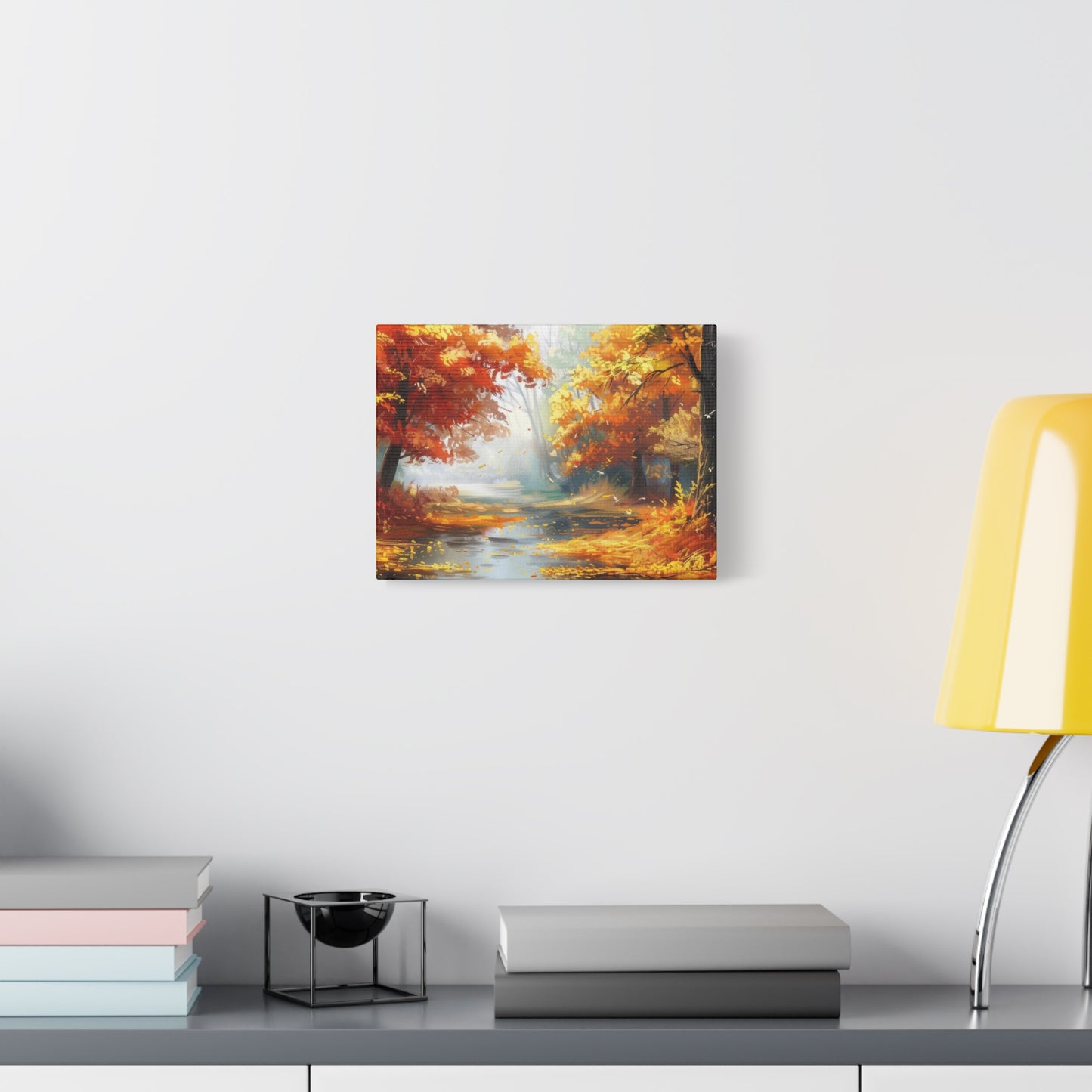 Autumn Serenity Canvas Art, Fall Decor, Nature Wall Art, Seasonal Home Decoration, Cozy Living Room Art