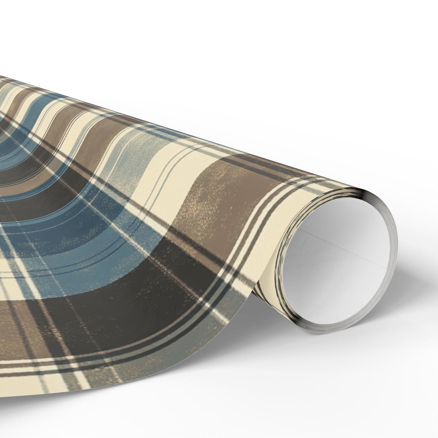 Plaid Wrapping Paper Roll, Rustic Gift Wrap for Holidays, Birthday, and Special Occasions