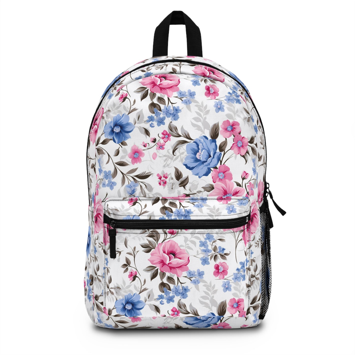 Floral Print Backpack, Stylish School Bag, Everyday Tote, Trendy Backpack, Gift for Students, Back to School Essentials