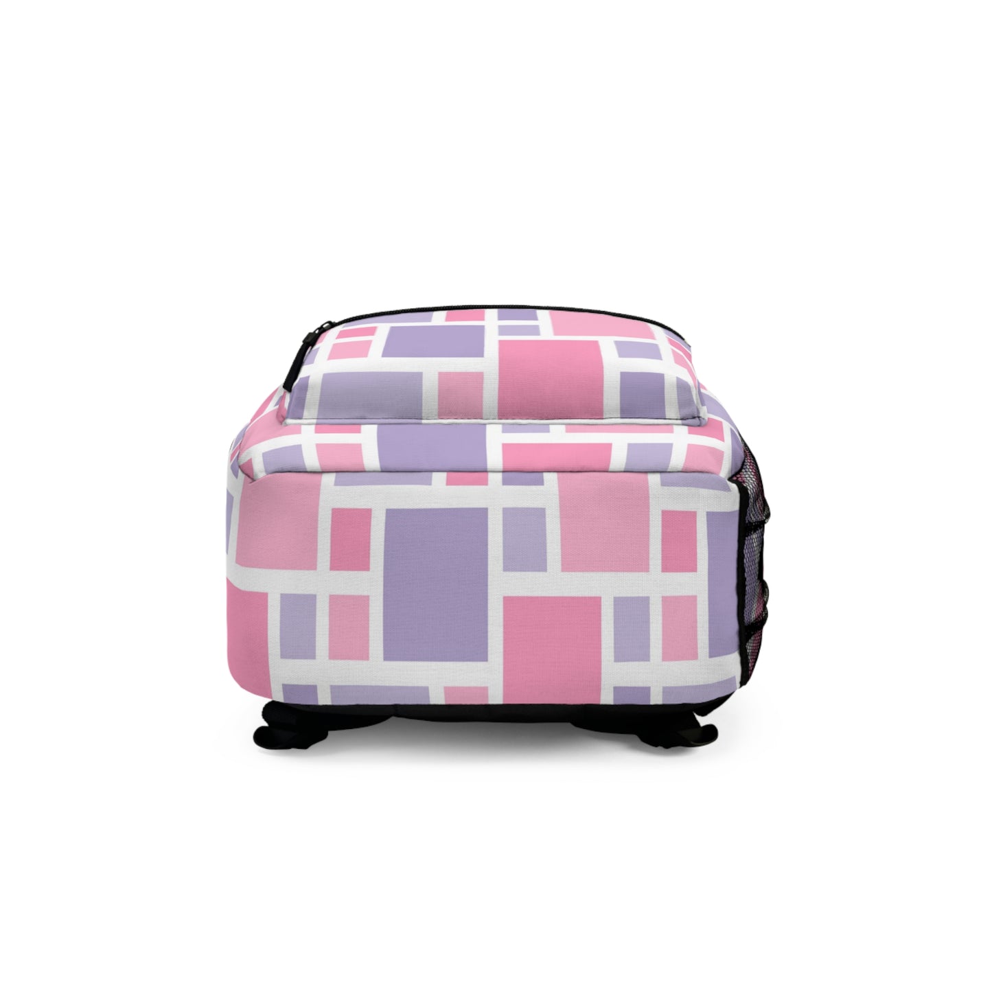 Stylish Geometric Backpack, Trendy School Bag, Everyday Tote, Gift for Students, Travel Companion, Casual Chic Accessory