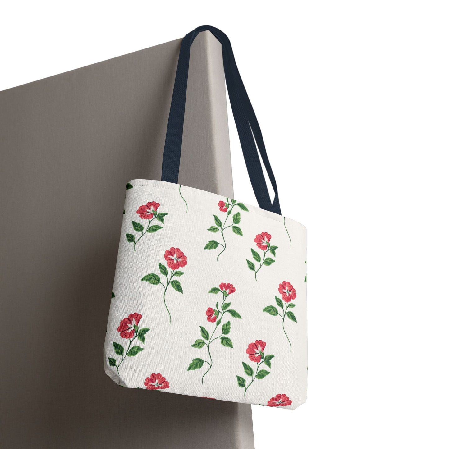 Floral Print Tote Bag - Stylish Everyday Accessory, Beach Bag, Shopping Tote, Gift for Her, Flower Lover's Canvas Bag