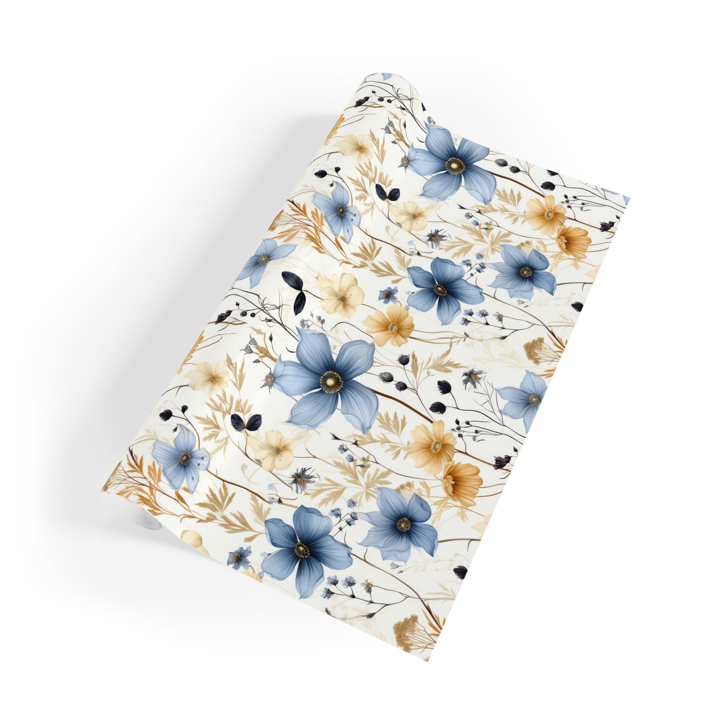 Floral Gift Wrapping Paper Roll