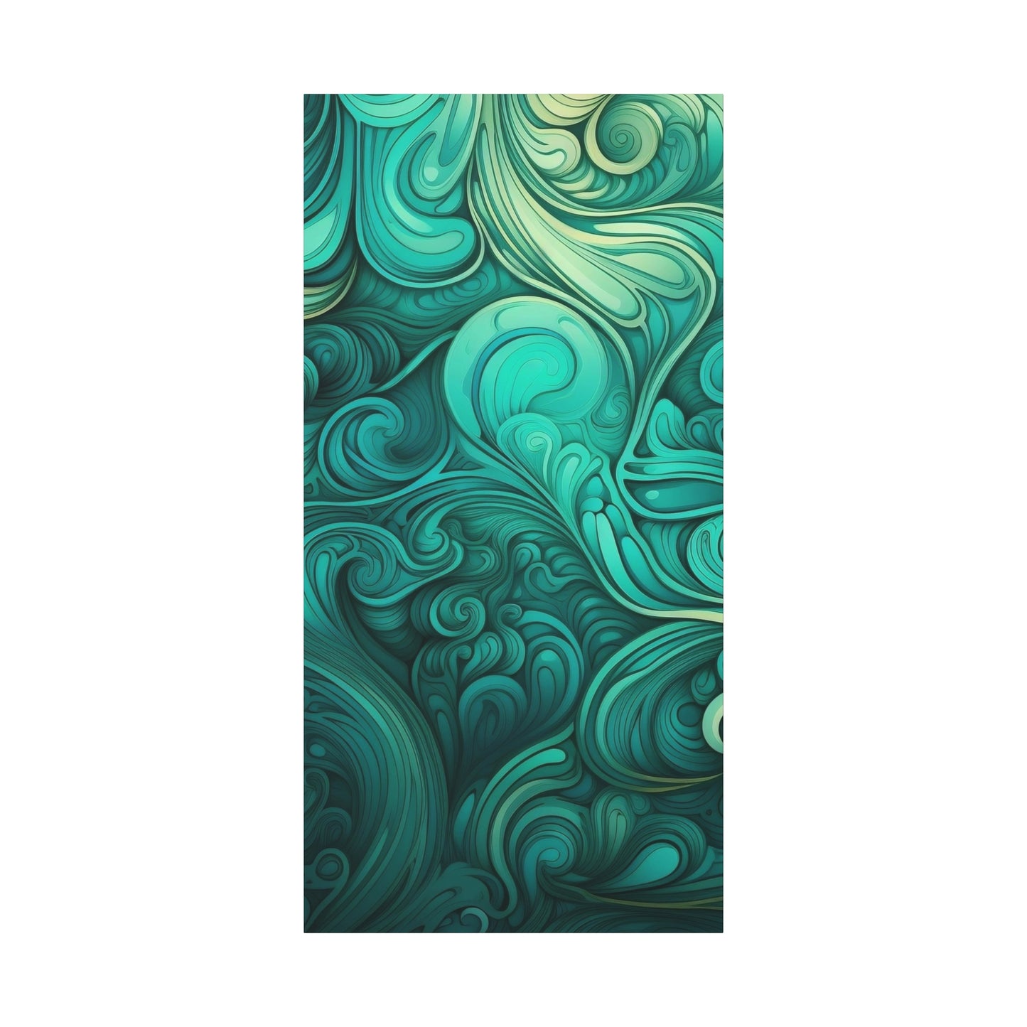 Artistic Stretched Canvas Wall Art, Modern Home Décor, Abstract Swirl Design, Living Room Decoration, Unique Gift for Art Lovers