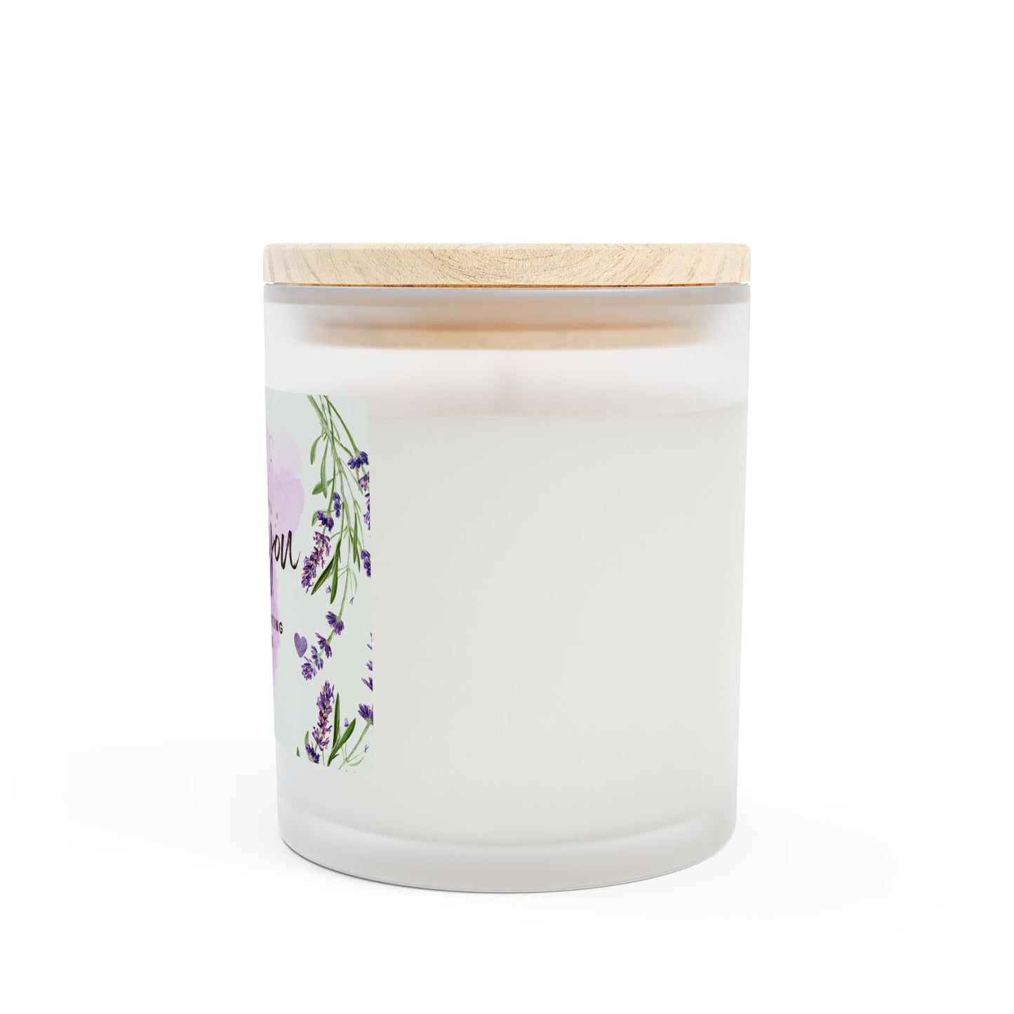 Personalized Thank You Candle - Frosted Glass 11oz