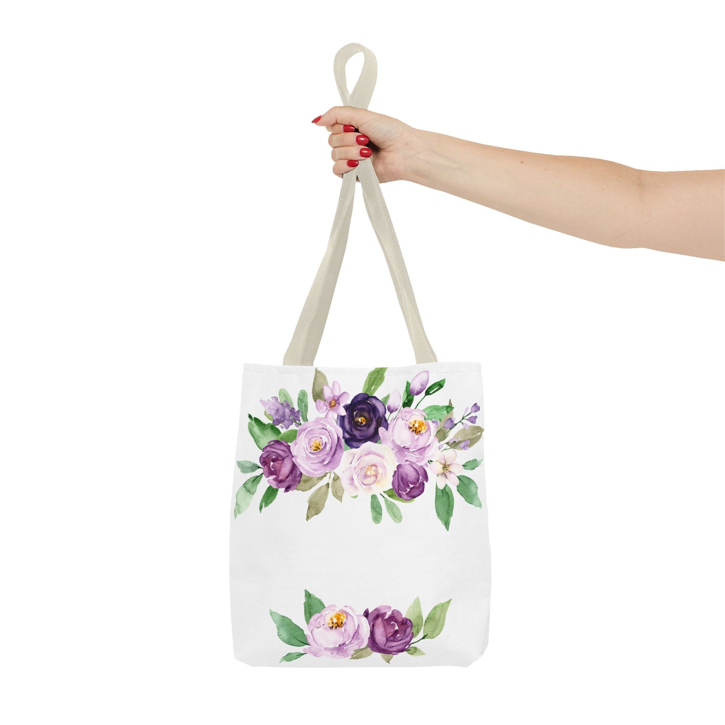 Floral Tote Bag, Stylish Market Bag, Spring Gift, Eco-Friendly Shopping Bag, Flower Print, Birthday Present, Lightweight Carryall