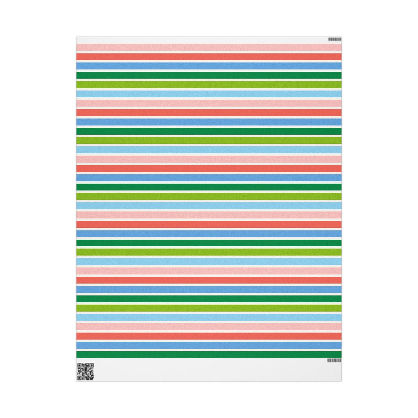 Colorful Striped Wrapping Paper, Gift Wrap for Birthdays, Holidays, Baby Showers, Eco-Friendly, Creative Gifting, Versatile Use