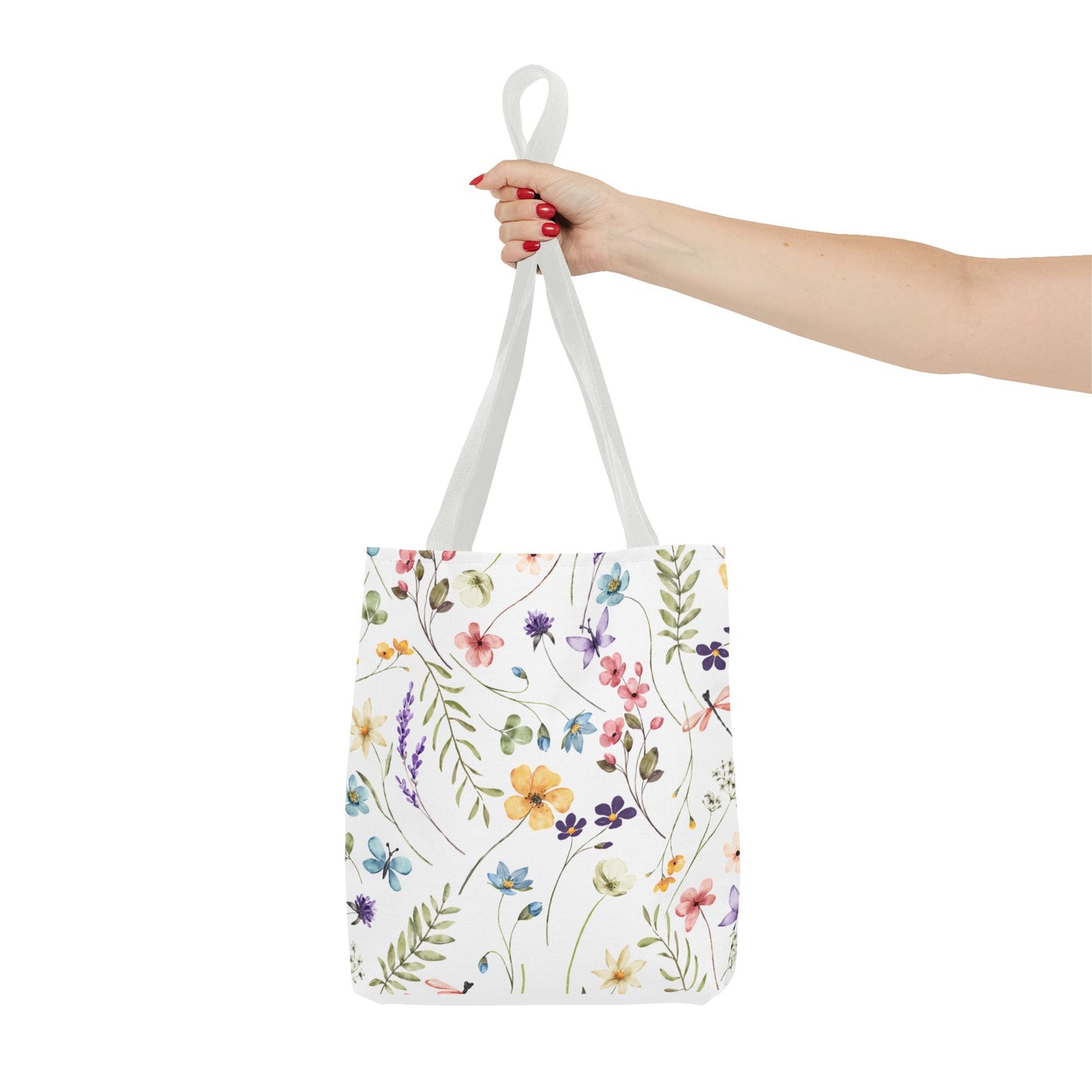 Floral Tote Bag - Stylish, Versatile, Reusable Shopping Bag, Eco-Friendly Gift, Perfect for Spring & Summer