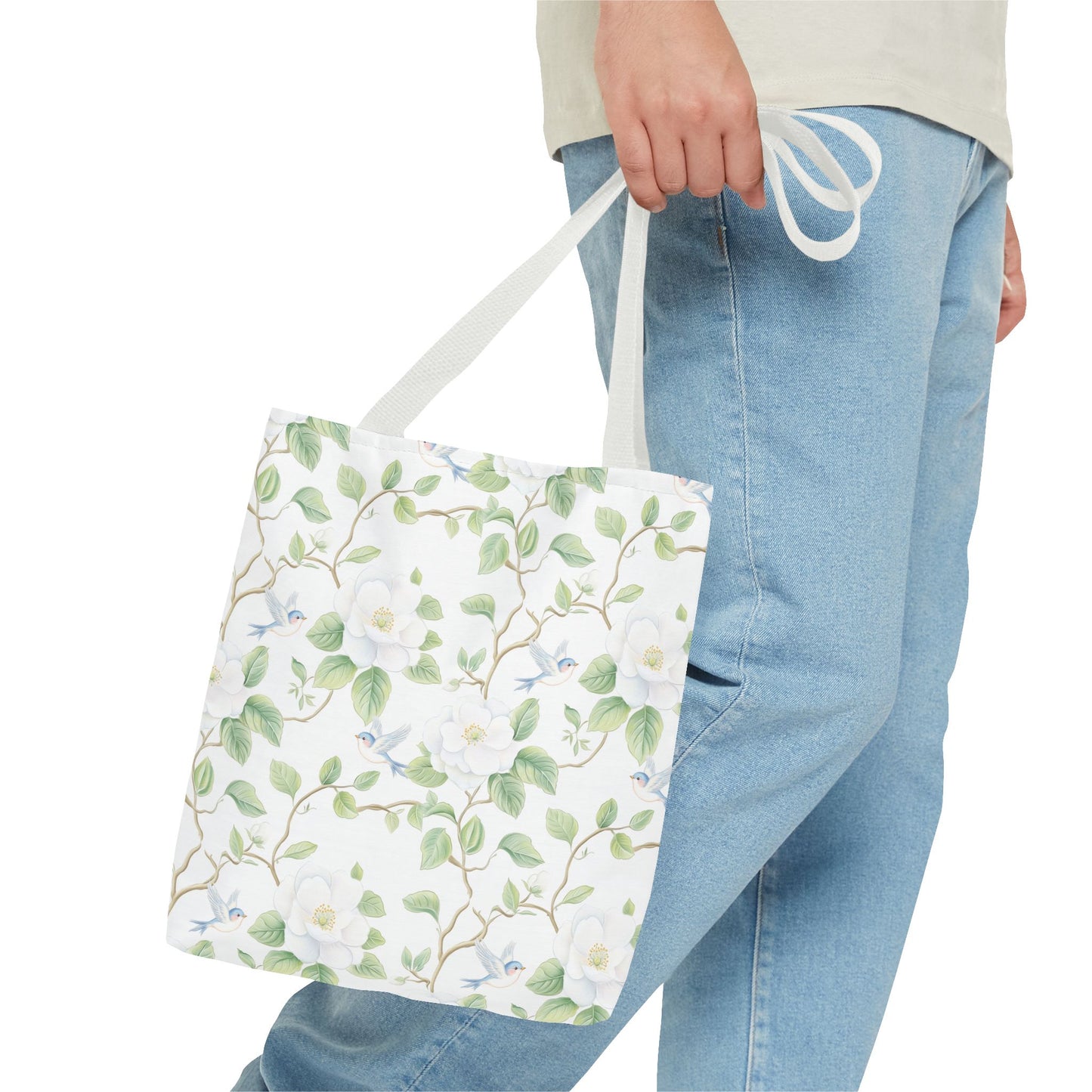 Floral Tote Bag, Stylish Carryall, Eco-Friendly Shopper, Perfect for Everyday Use, Gifts for Her, Market Bag