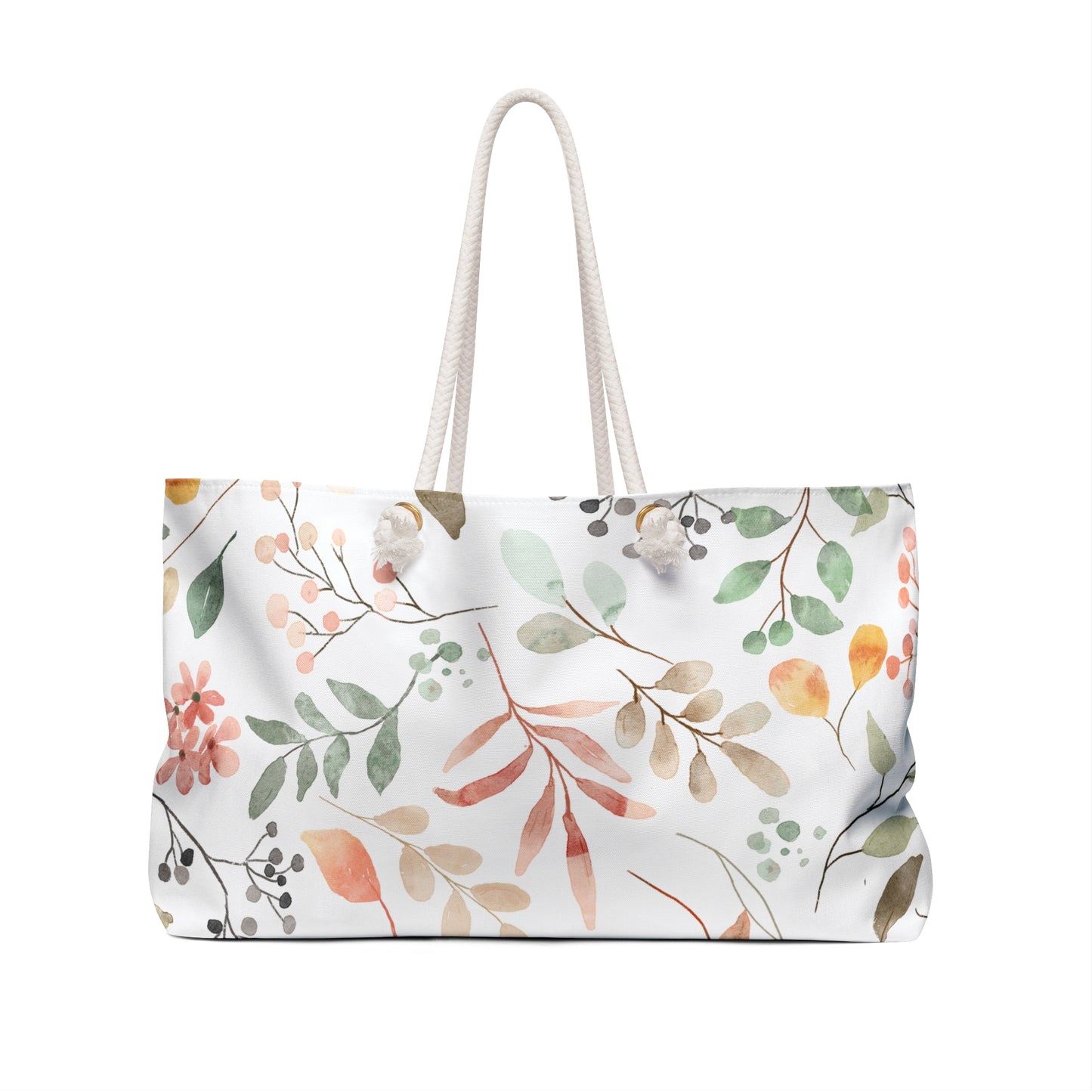 Chic Floral Weekender Bag, Stylish Travel Tote, Weekend Getaway Bag, Perfect for Vacations, Beach, Gym, or Daily Use