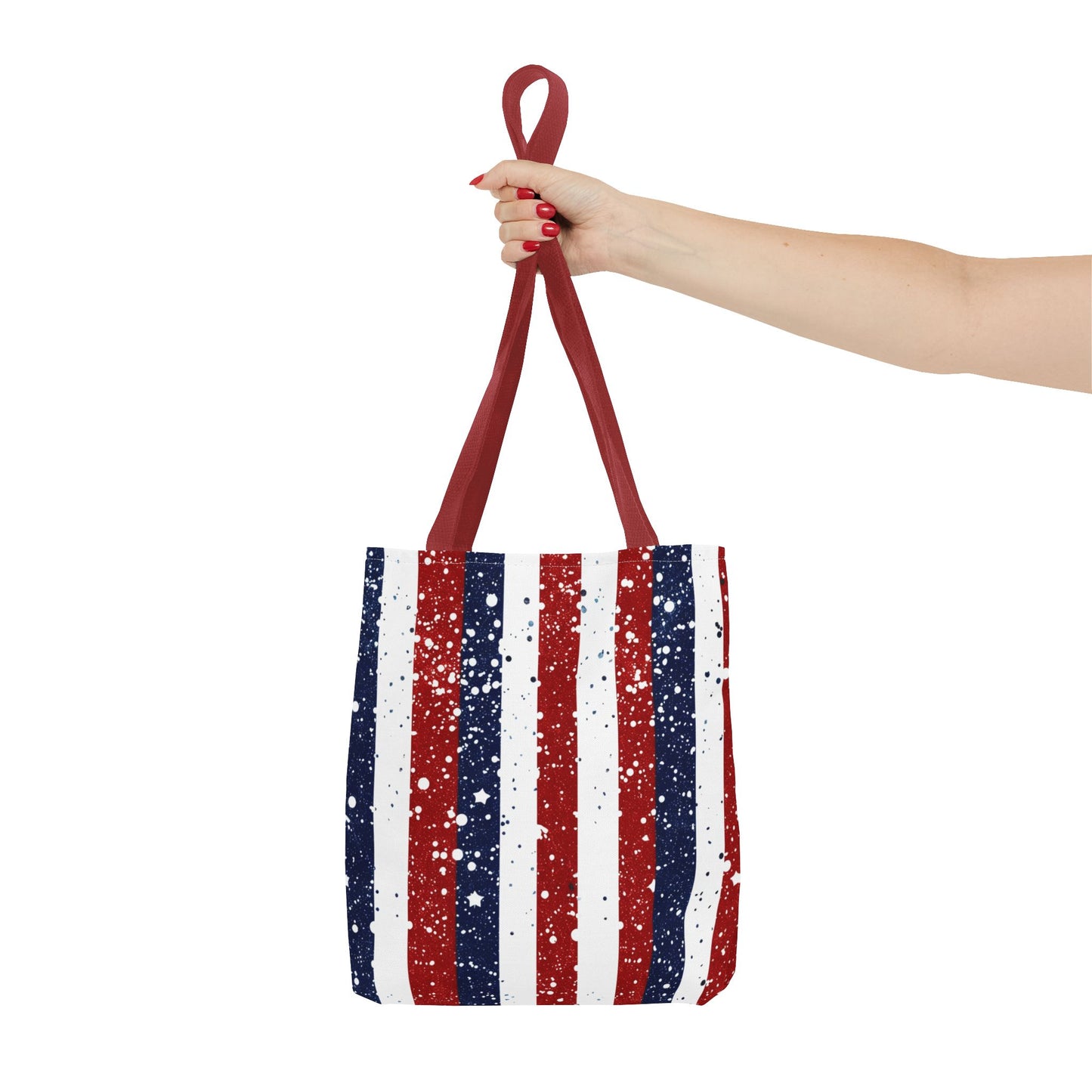 Patriotic Tote Bag, USA Flag Tote, Fourth of July Bags, Beach Bag, Independence Day Shopper, American Pride Accessory