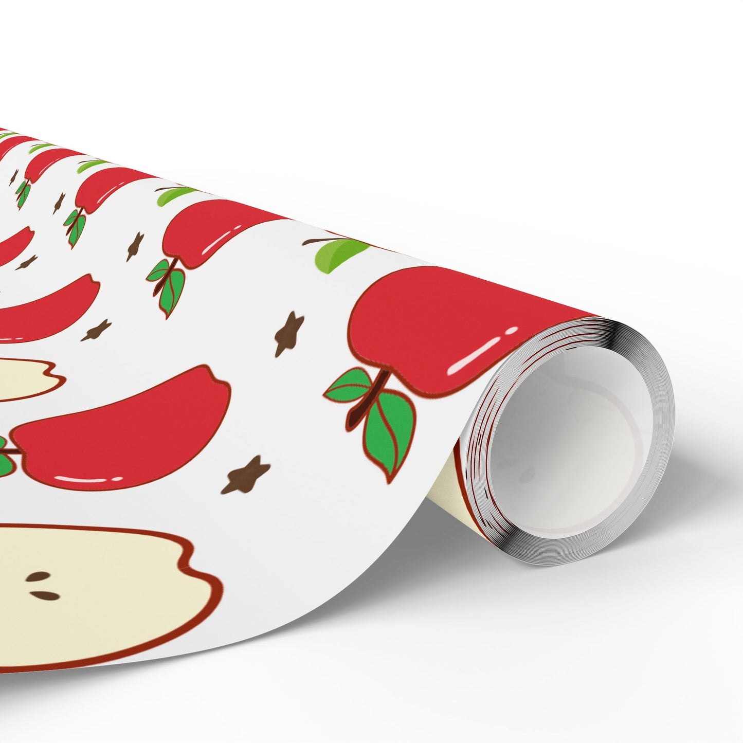 Apple-Themed Wrapping Paper, Cute Gift Wrap for Birthdays, Holidays, Teacher Gifts, Fall Celebrations, Party Supplies