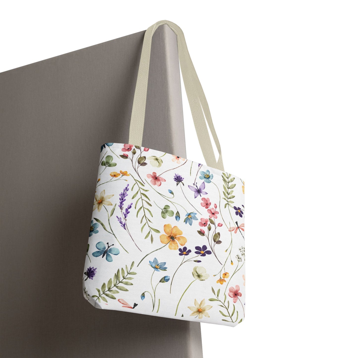 Floral Tote Bag - Stylish, Versatile, Reusable Shopping Bag, Eco-Friendly Gift, Perfect for Spring & Summer