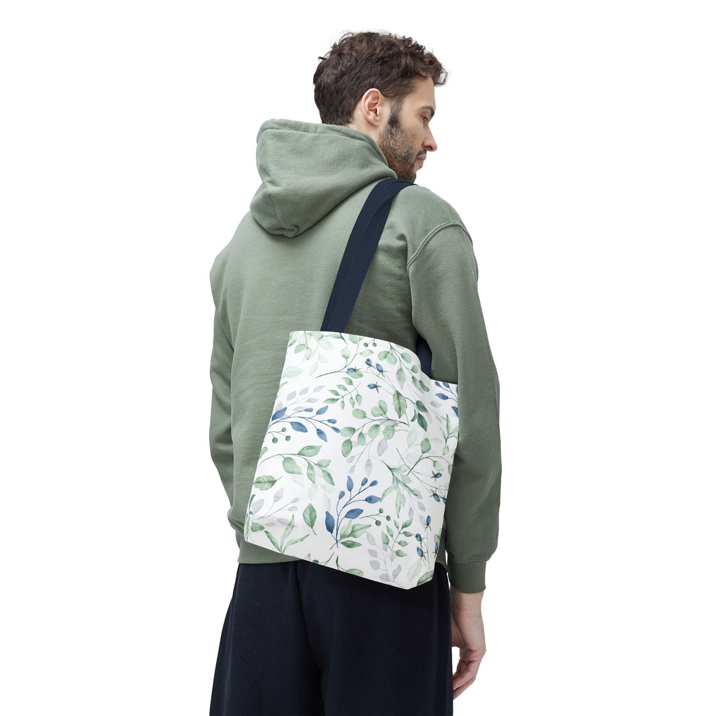 Botanical Print Tote Bag, Eco-Friendly Shopping Bag, Stylish Handbag, Gift for Her, Floral Design Tote, Everyday Use Bag