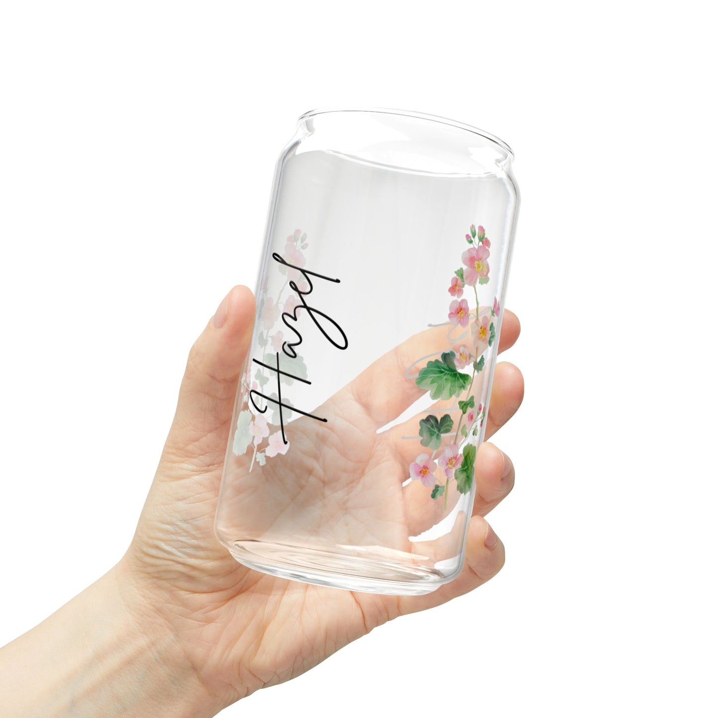 Floral Insulated Sipper Glass, Eco-Friendly Drinkware, Gift for Her, Summer Essentials, Stylish Water Bottle, Trending Home Decor