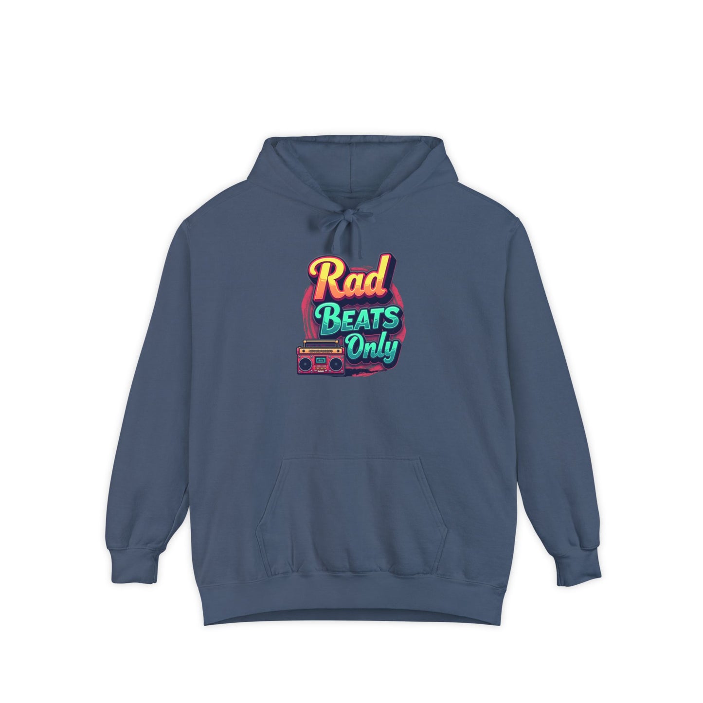 Rad Beats Unisex Hoodie, Music Lover Gift, Fun Retro Apparel, Unique Streetwear, Perfect for Casual Outfits