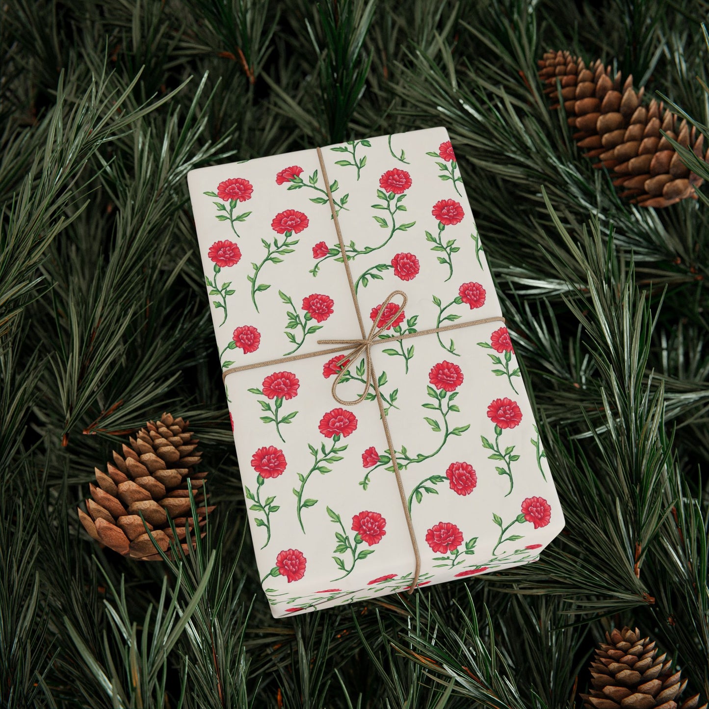 Floral Wrapping Paper Rolls, Gift Wrap for Birthdays, Holidays, Weddings, Special Occasions, Eco-Friendly, Decorative Gift Wrap