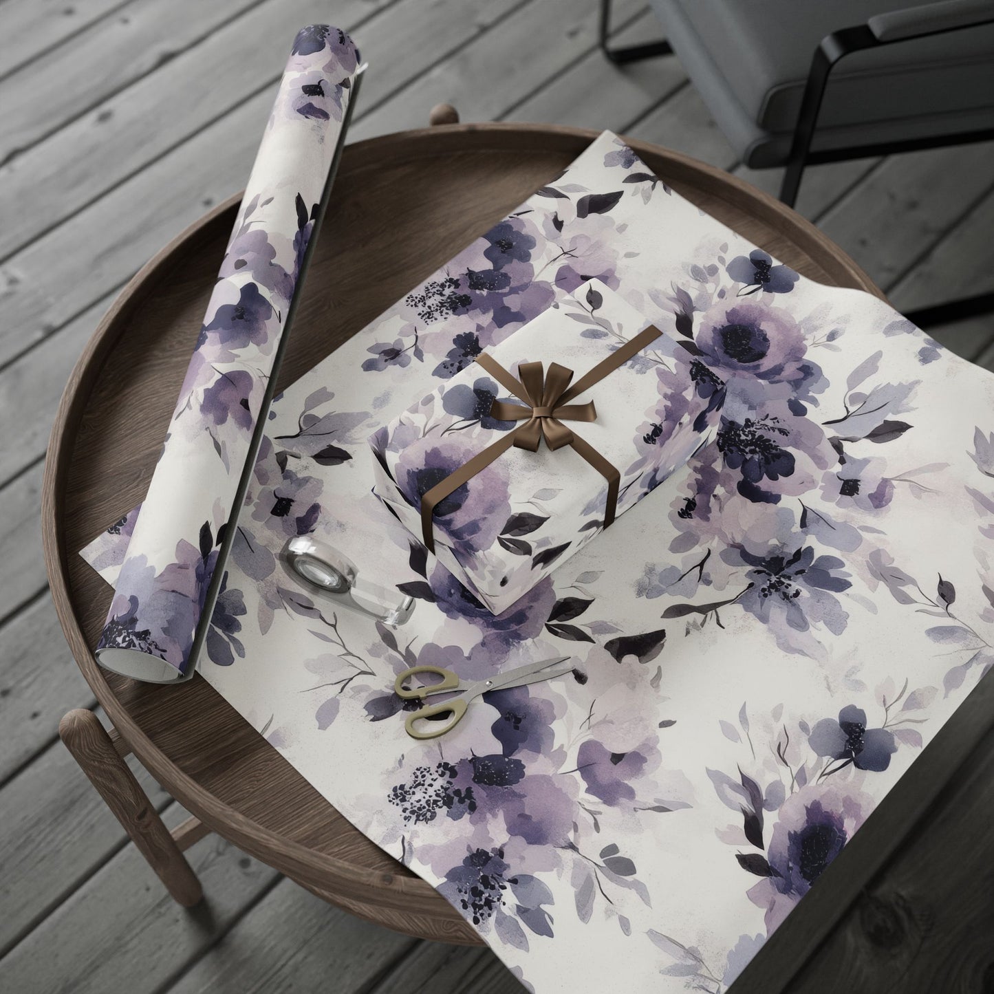 Elegant Floral Wrapping Paper, Gift Wrap for Every Occasion, Birthday, Wedding, Baby Shower, Holiday