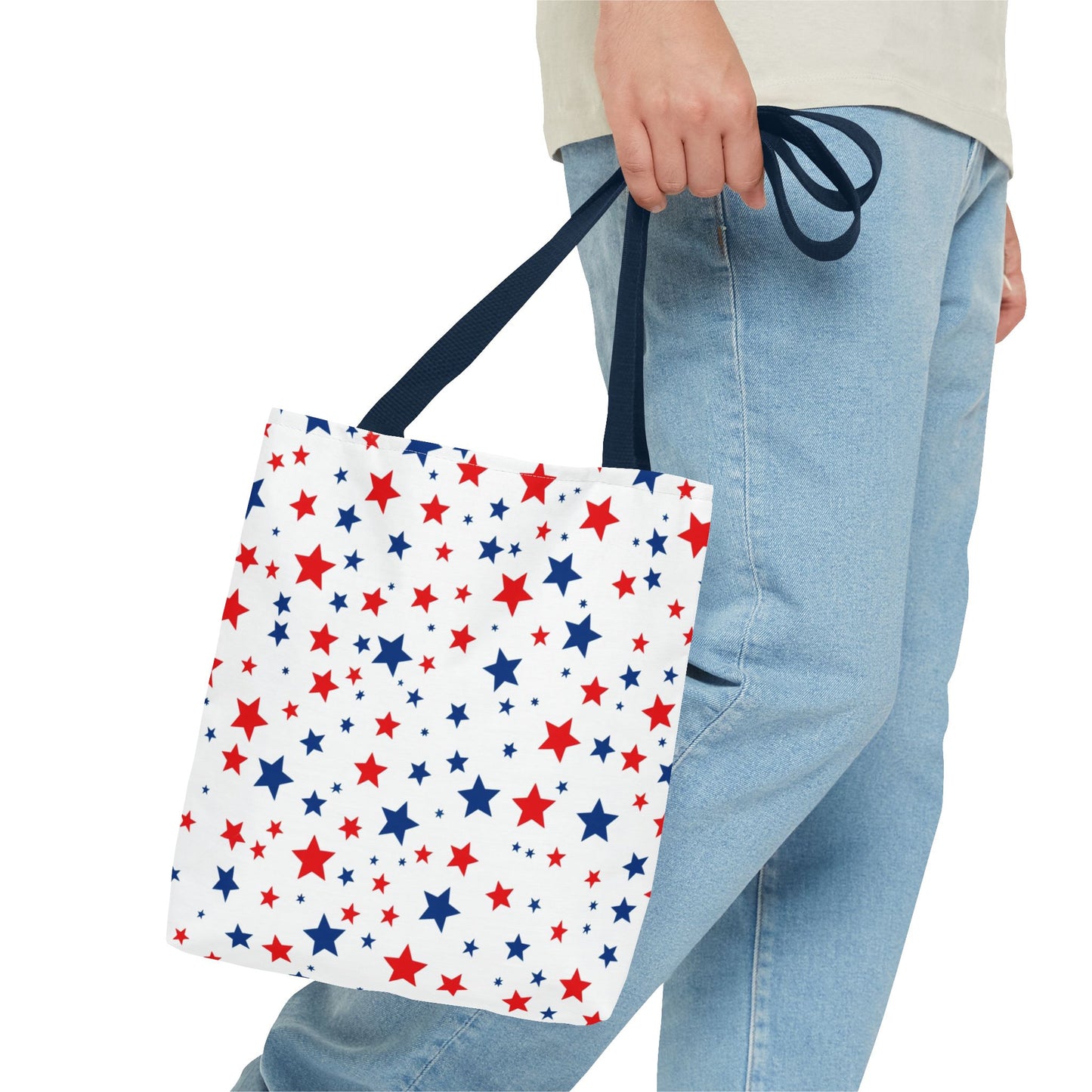Patriotic Star Tote Bag, Perfect for 4th of July, Festivals, Shopping, Beach Days, Everyday Use, Gift for Her