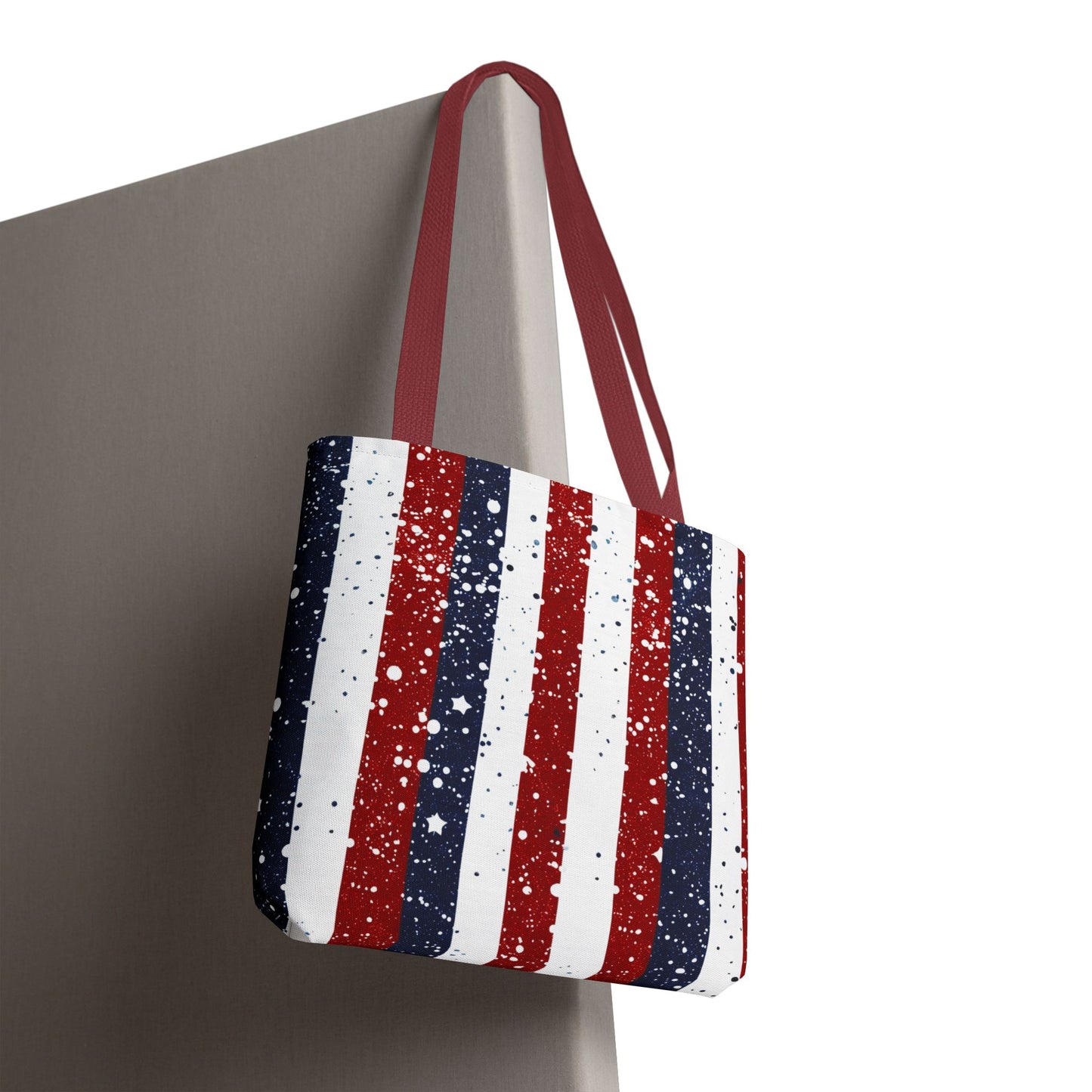 Patriotic Tote Bag, USA Flag Tote, Fourth of July Bags, Beach Bag, Independence Day Shopper, American Pride Accessory