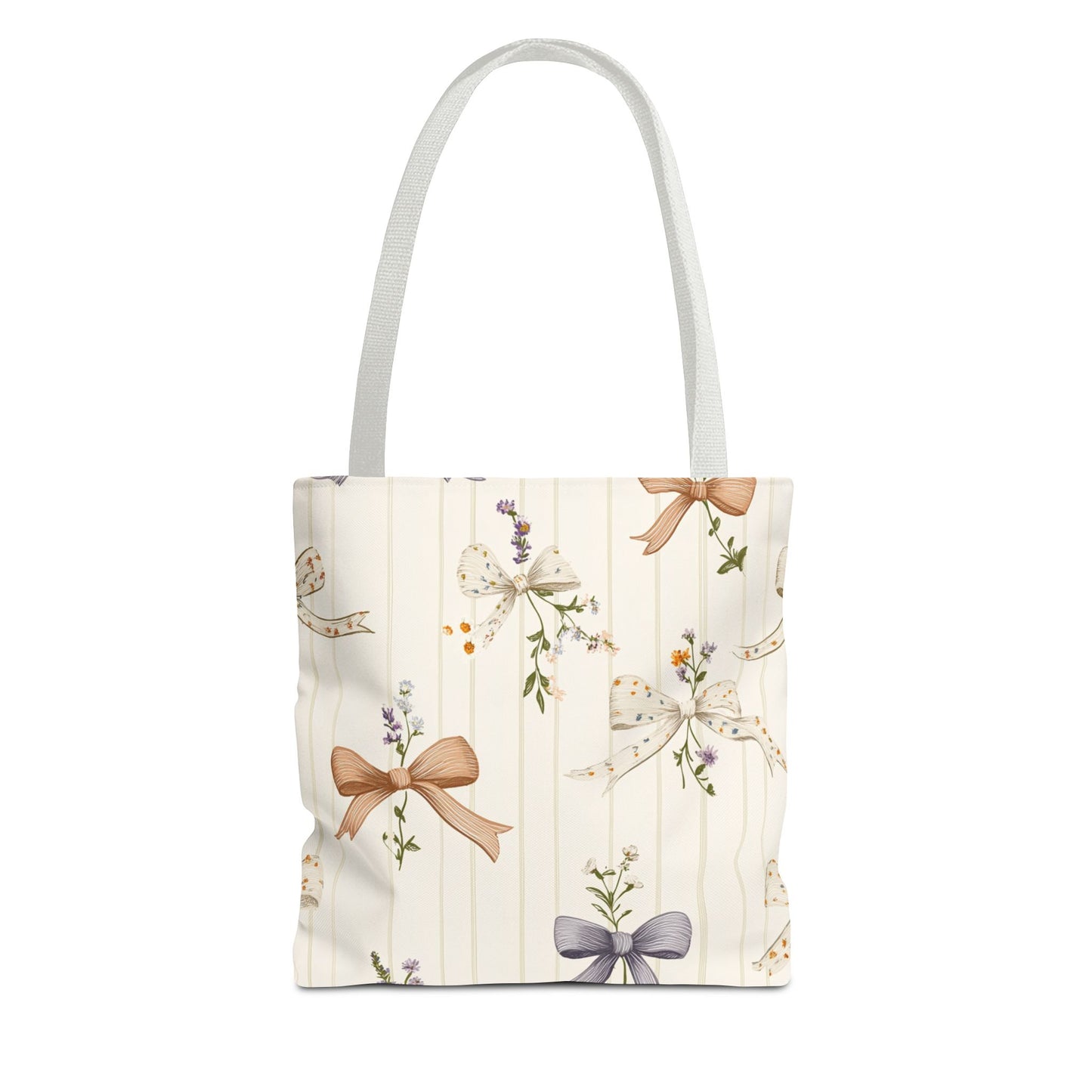 Charming Floral Tote Bag, Gift Bag for Her, Spring Tote, Shopping Bag, Everyday Carryall, Eco-Friendly Bag