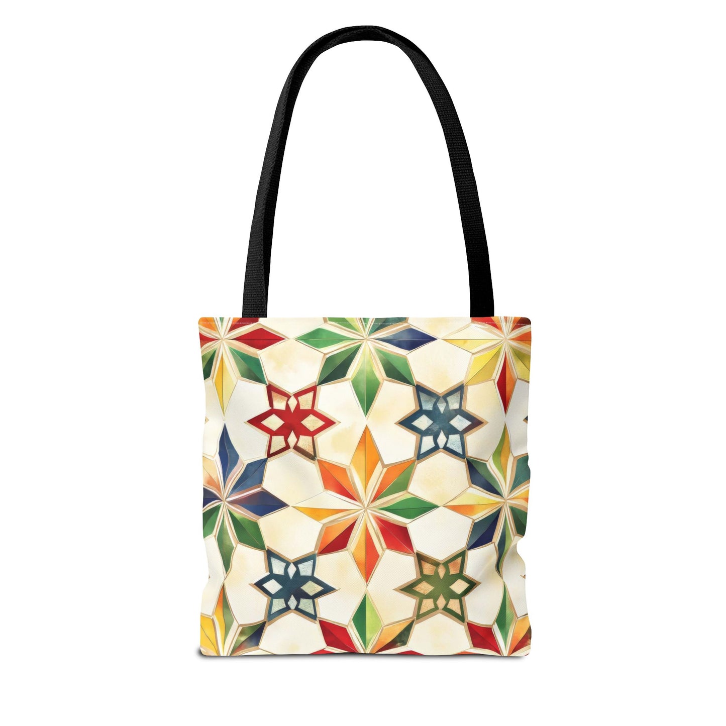 Colorful Geometric Tote Bag - Versatile Shopping Bag, Beach Tote, Gym Bag, Eco-Friendly Gift, Travel Companion