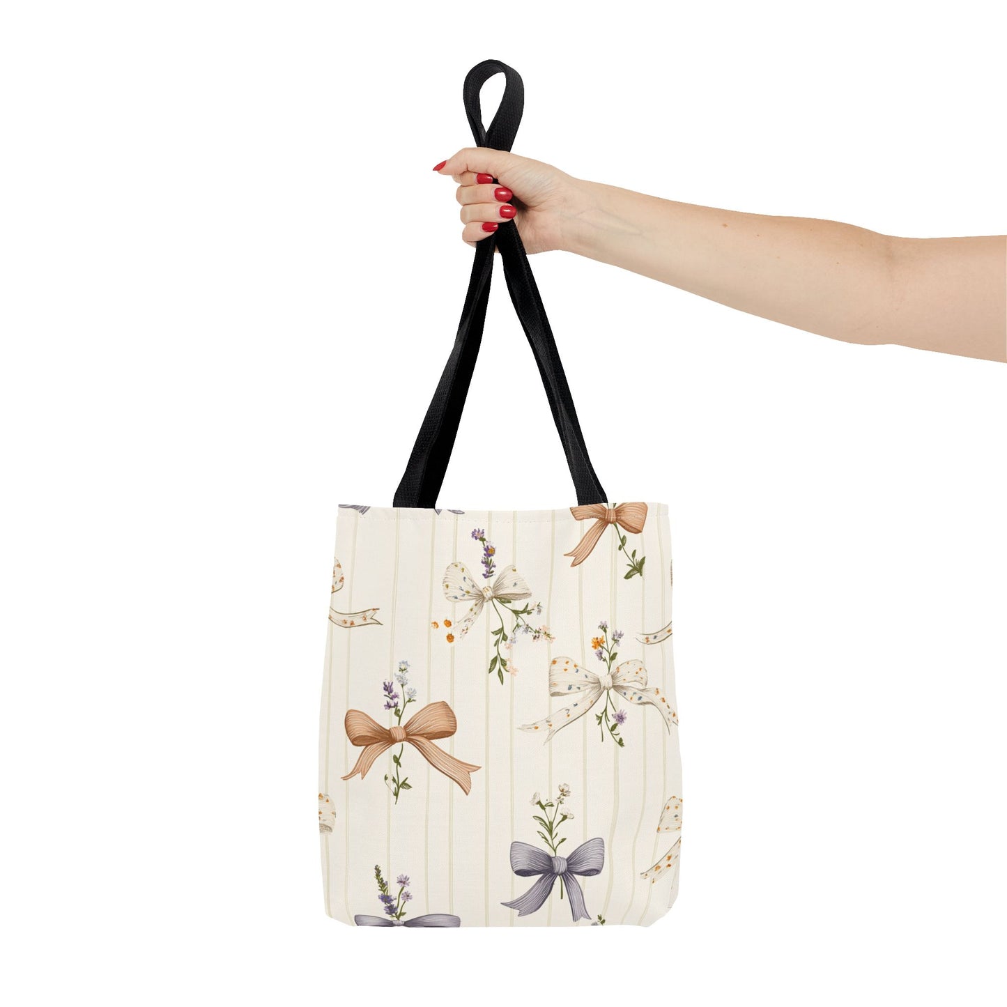 Charming Floral Tote Bag, Gift Bag for Her, Spring Tote, Shopping Bag, Everyday Carryall, Eco-Friendly Bag