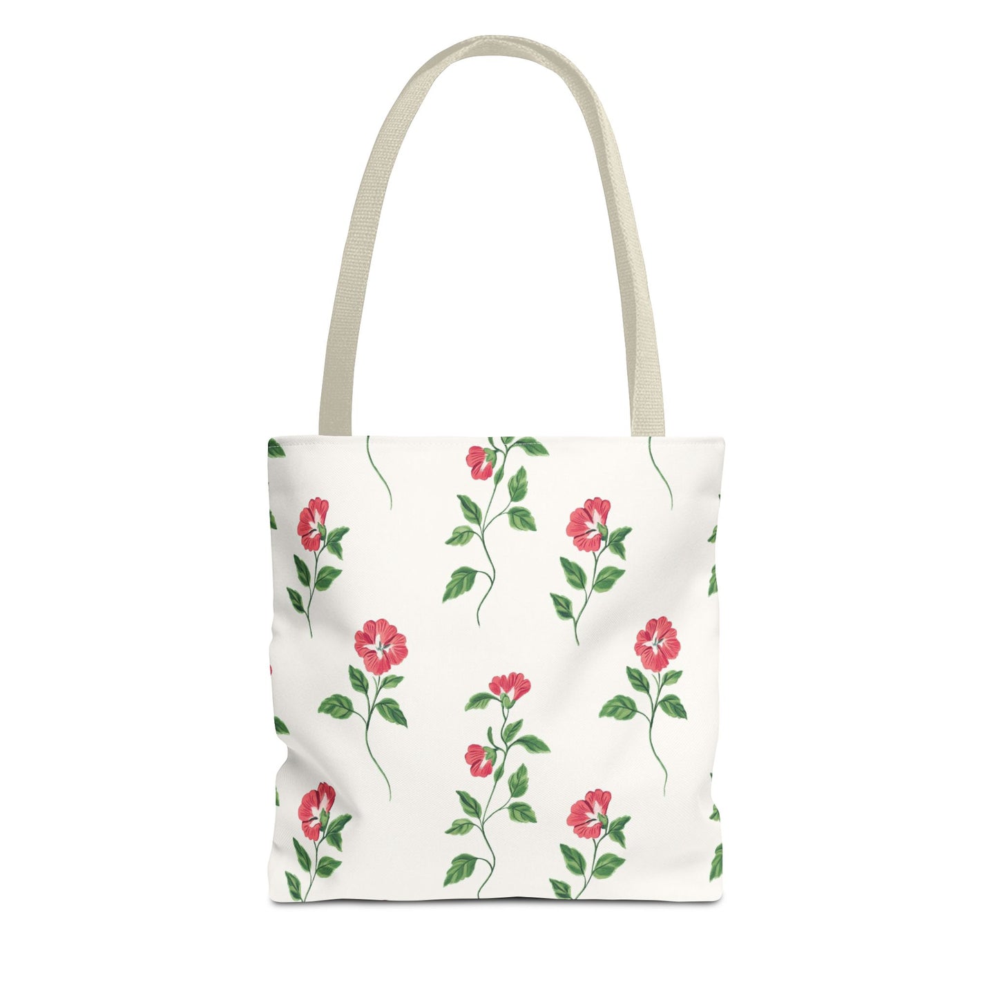 Floral Print Tote Bag - Stylish Everyday Accessory, Beach Bag, Shopping Tote, Gift for Her, Flower Lover's Canvas Bag