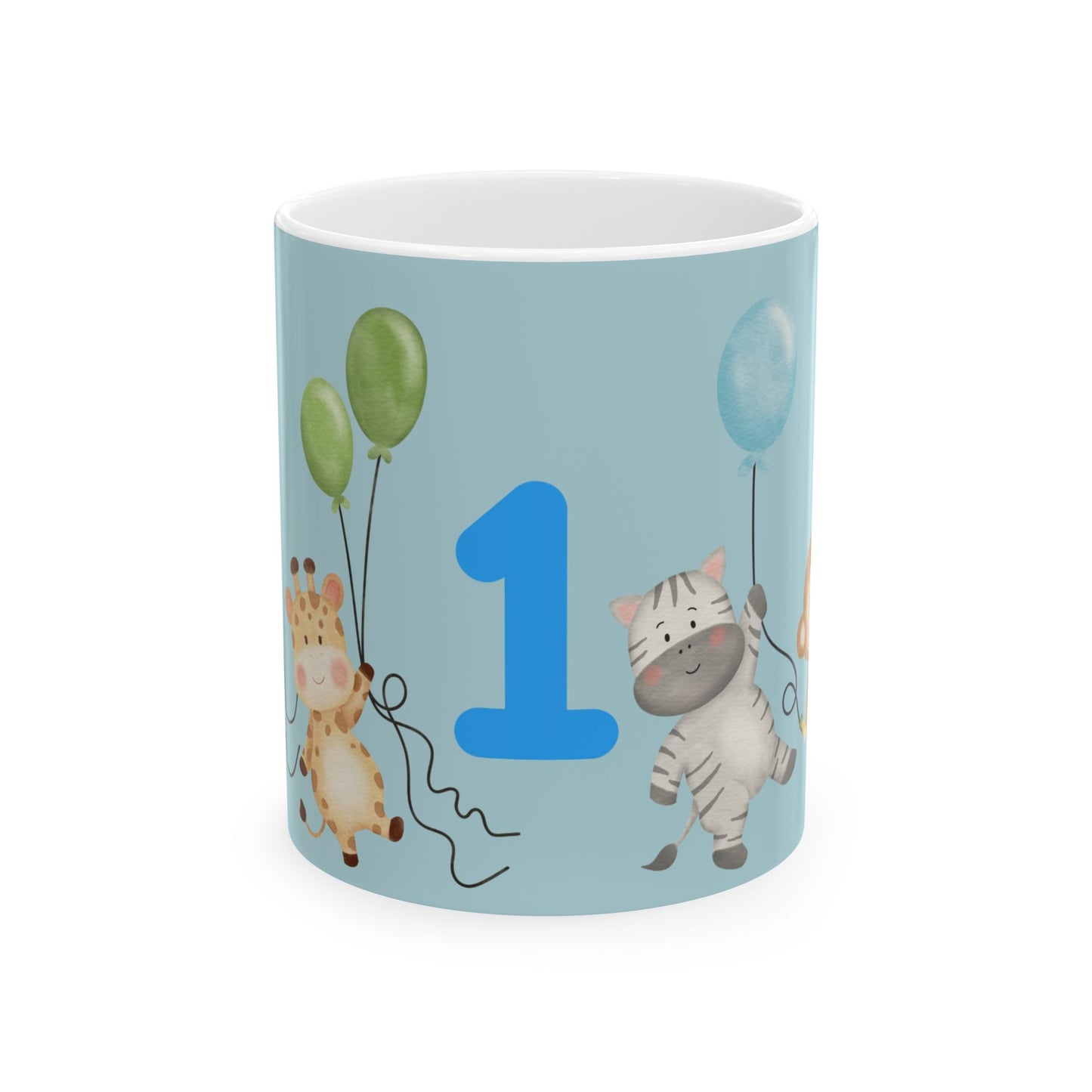 Birthday Animal-Themed Ceramic Mug - 11oz & 15oz