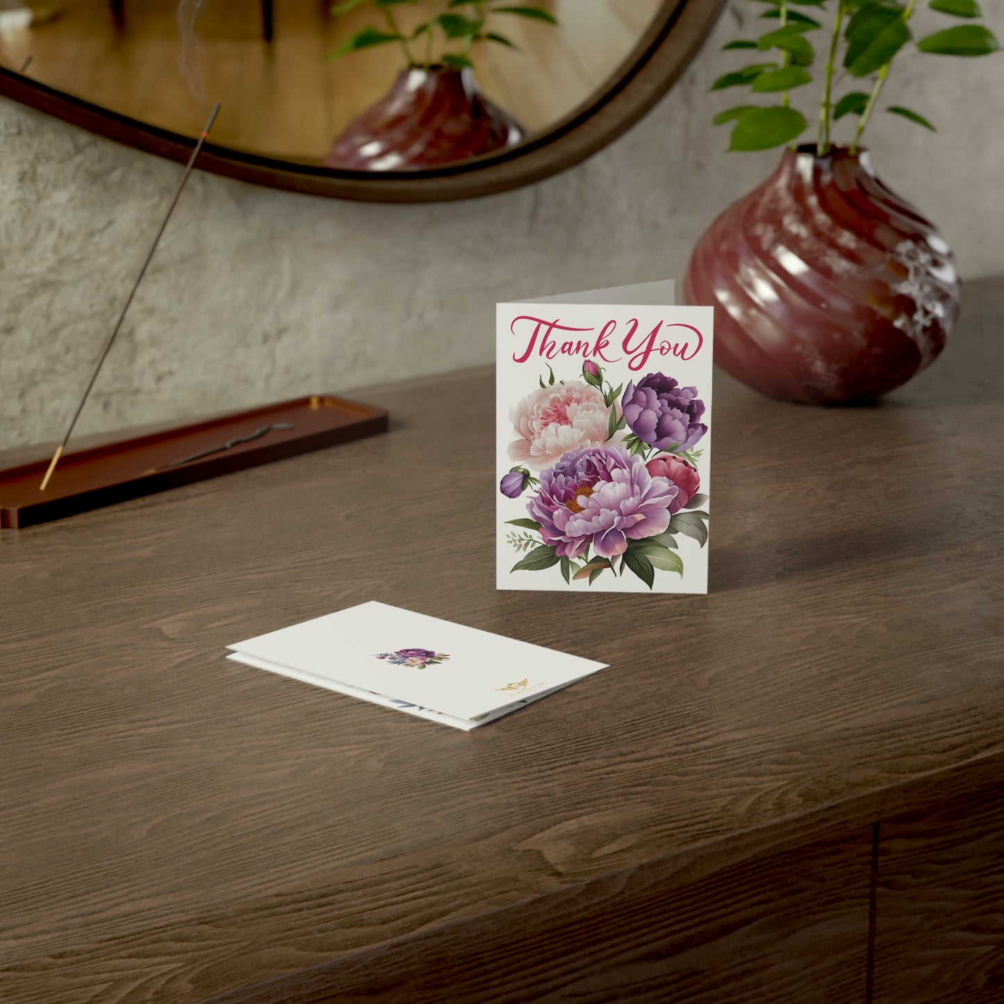 Floral Greeting Cards, Thank You Cards, Assorted Card Set, Floral Design Cards, Elegant Stationery, Perfect for Any Occasion