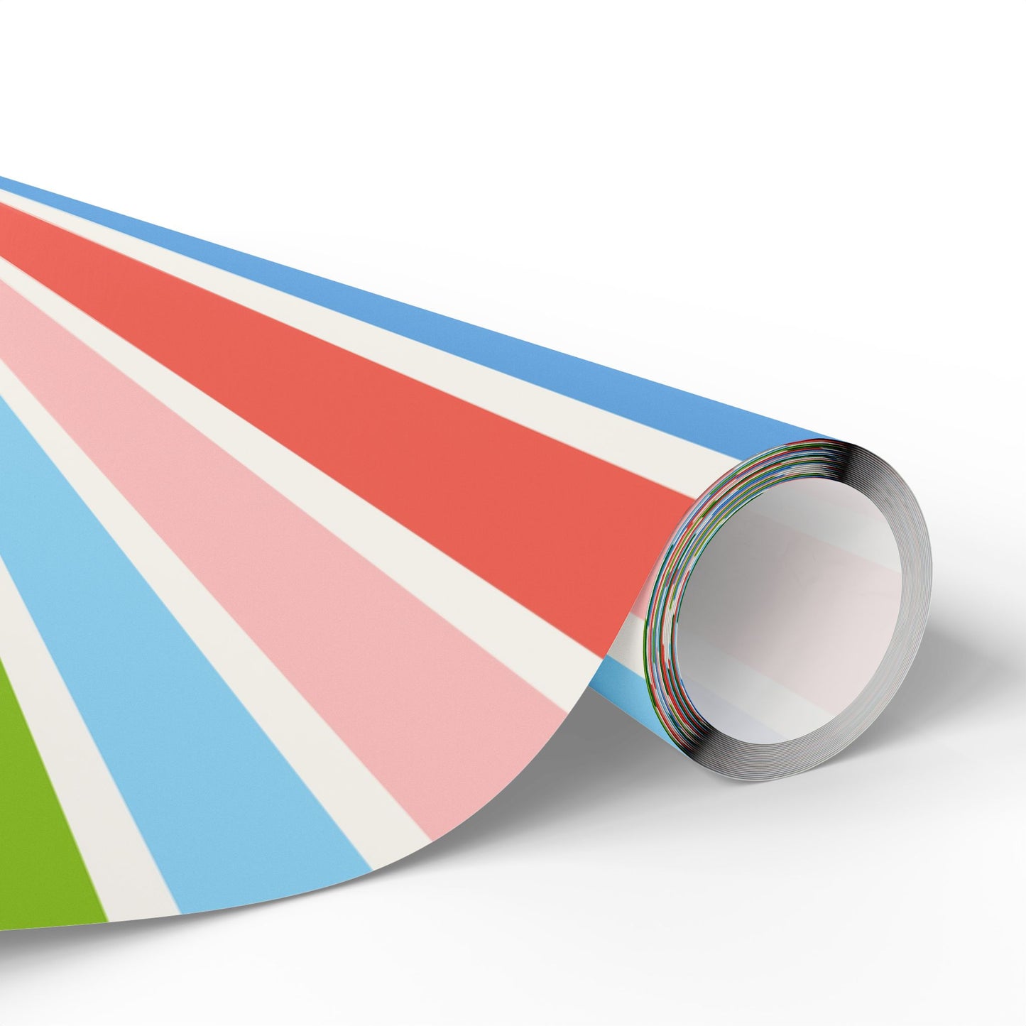 Colorful Striped Wrapping Paper, Gift Wrap for Birthdays, Holidays, Baby Showers, Eco-Friendly, Creative Gifting, Versatile Use