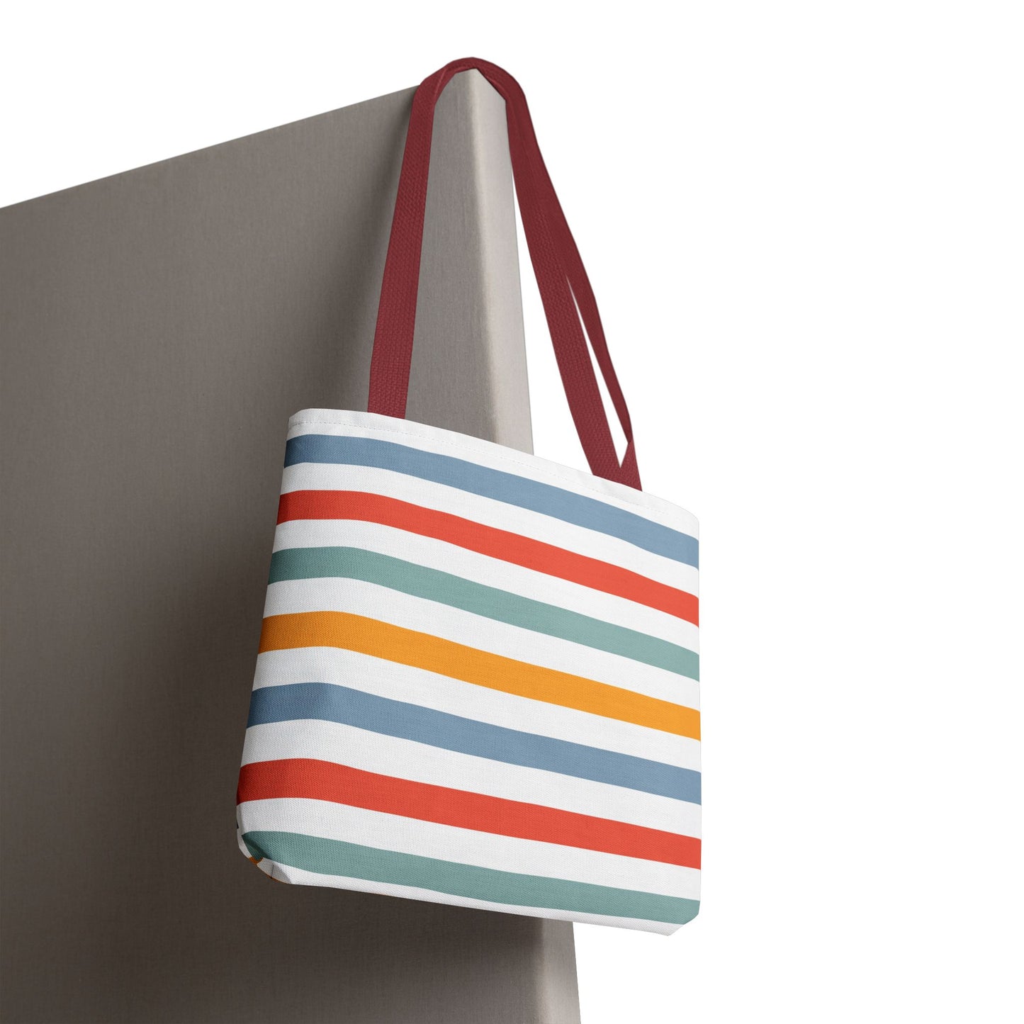 Colorful Striped Tote Bag, Beach Day Bag, Shopping Tote, Summer Accessory, Eco-Friendly Carryall