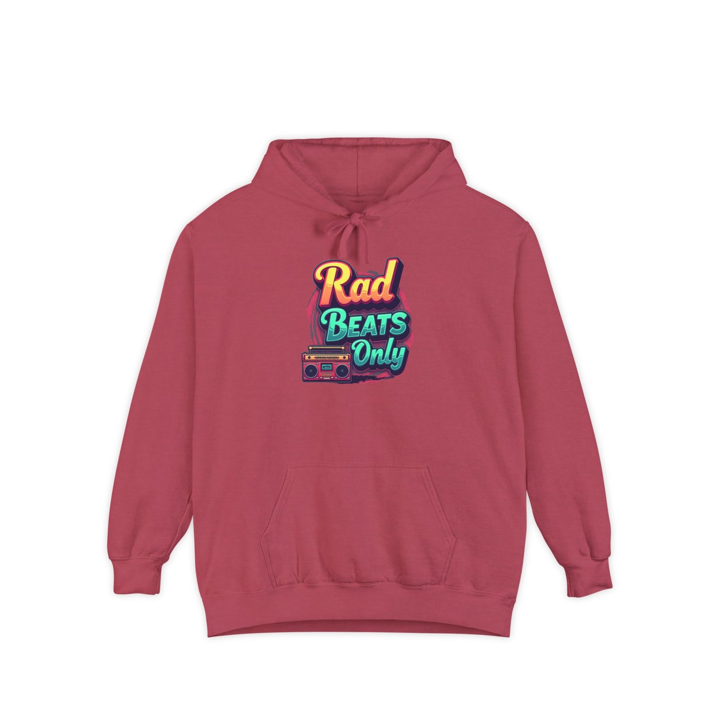 Rad Beats Unisex Hoodie, Music Lover Gift, Fun Retro Apparel, Unique Streetwear, Perfect for Casual Outfits
