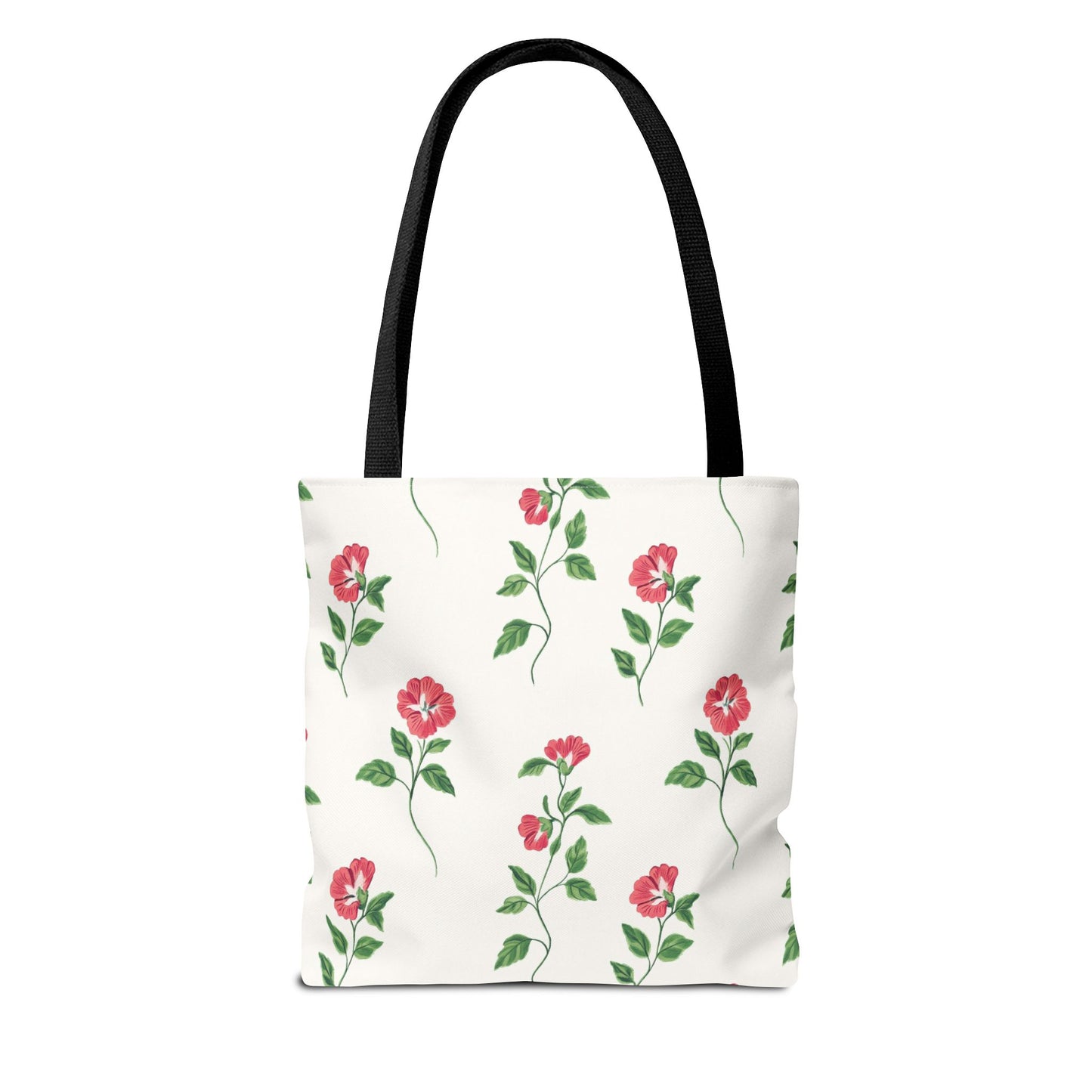 Floral Print Tote Bag - Stylish Everyday Accessory, Beach Bag, Shopping Tote, Gift for Her, Flower Lover's Canvas Bag
