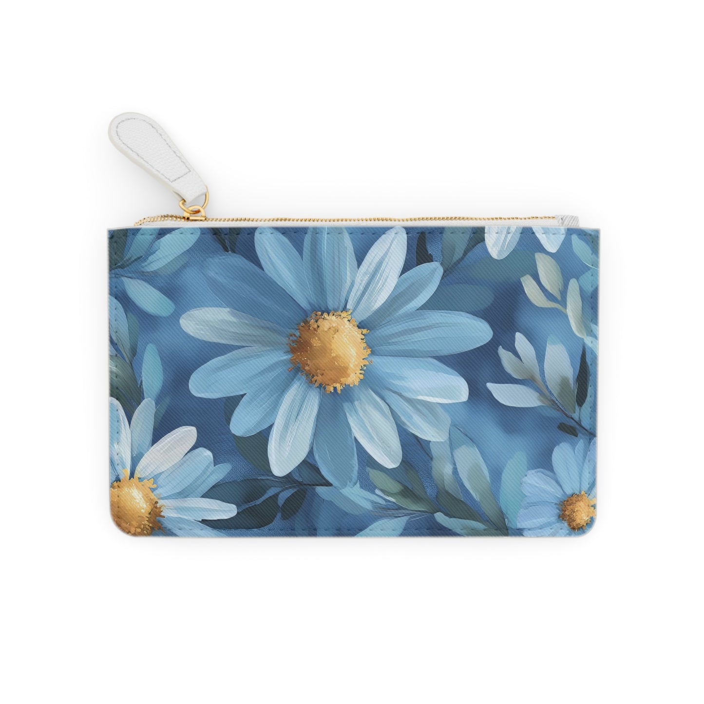 Daisy Floral Mini Clutch Bag - Summer Accessory, Cute Makeup Pouch, Gift for Her, Stylish Wallet for Travel, Chic Evening Bag