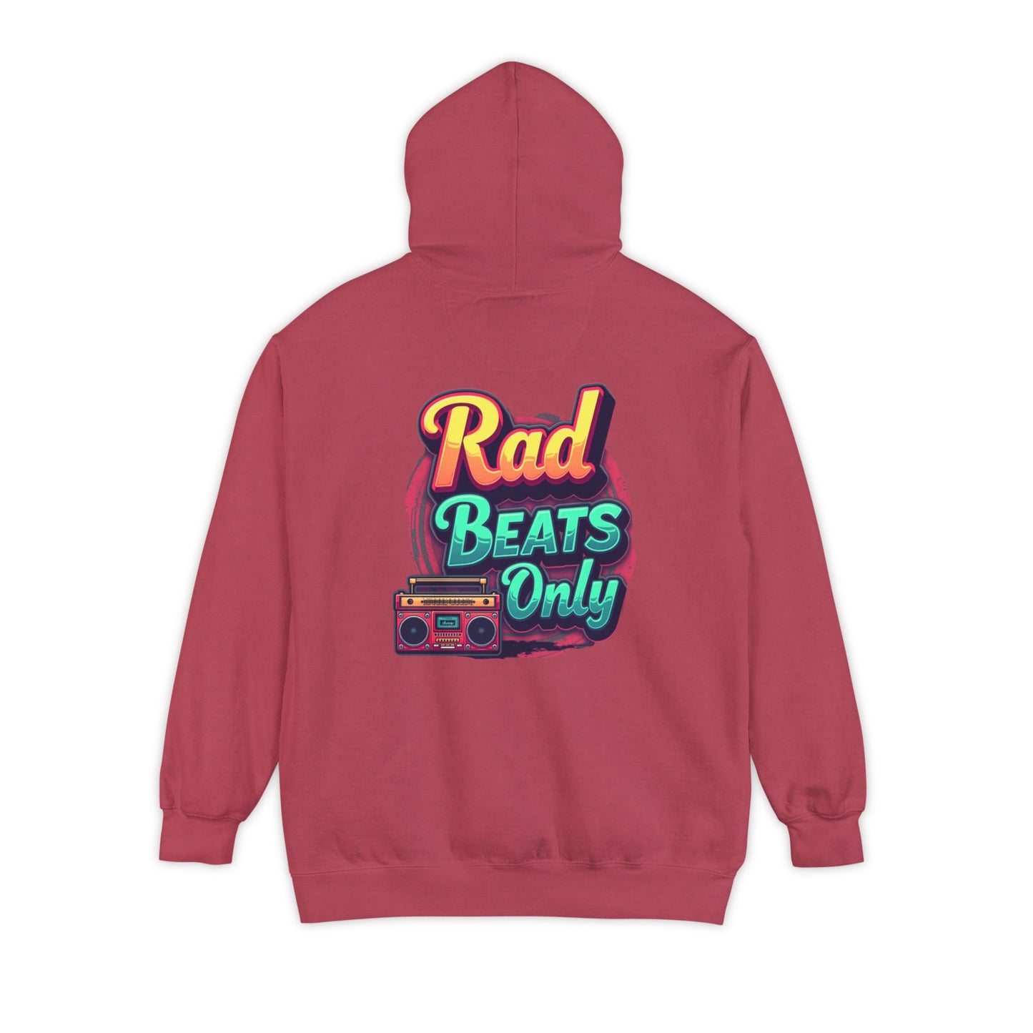 Rad Beats Unisex Hoodie, Music Lover Gift, Fun Retro Apparel, Unique Streetwear, Perfect for Casual Outfits