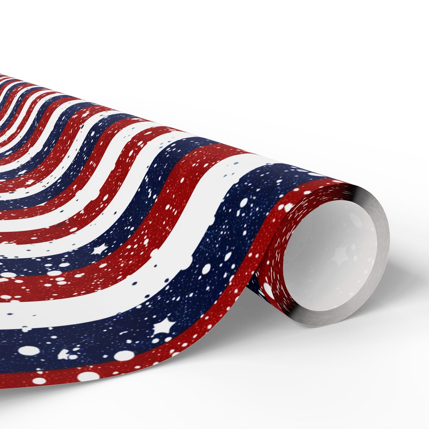 Patriotic Wrapping Paper for Holidays - Festive Gift Wrap, Independence Day, Memorial Day, Birthday, All Occasions