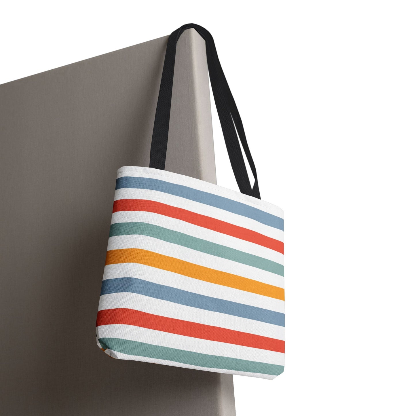 Colorful Striped Tote Bag, Beach Day Bag, Shopping Tote, Summer Accessory, Eco-Friendly Carryall