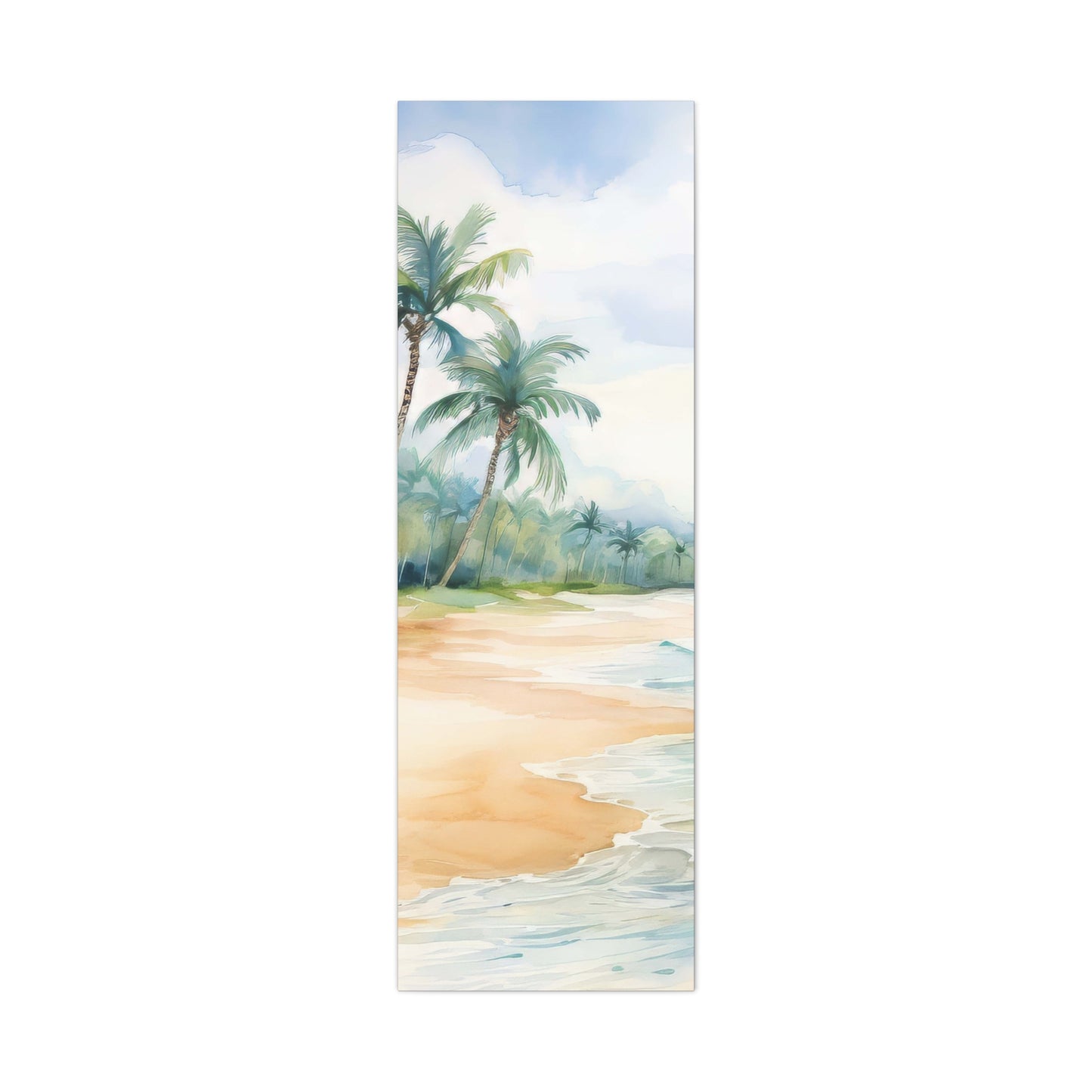 Beach Vibes Wall Art, Coastal Canvas Print, Tropical Decor, Ocean Scene Artwork, Home Decor, Gift for Beach Lovers, Summer Wall Art