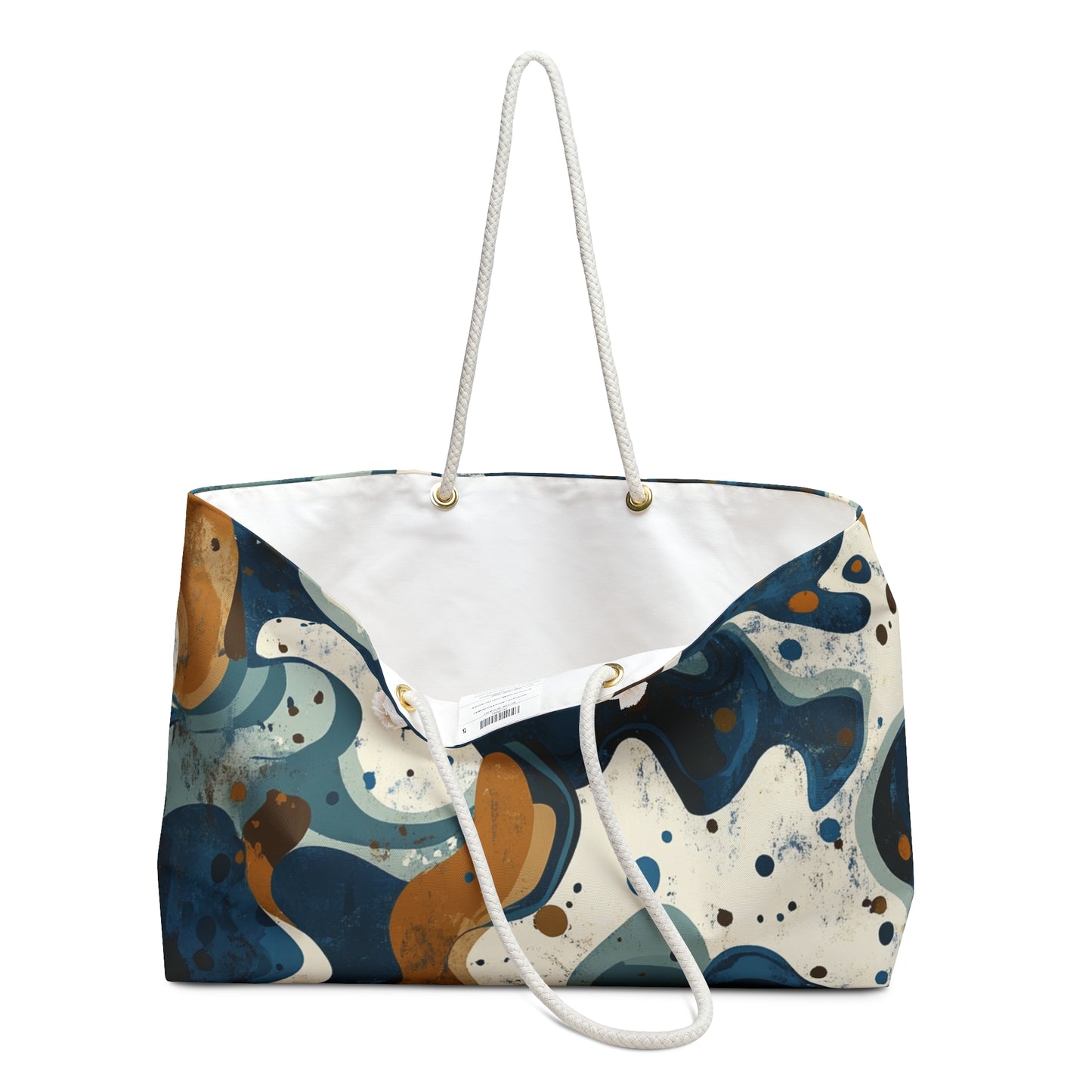 Artistic Weekender Bag, Perfect Travel Tote, Stylish Overnight Bag, Bohemian Weekend Travel, Eco-friendly Beach Bag, Fashionable Gym Bag