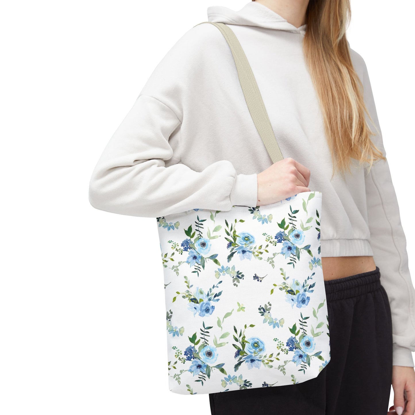 Floral Tote Bag, Stylish Reusable Bag, Eco-Friendly Shopping Tote, Beach Bag, Gift Bag for Her