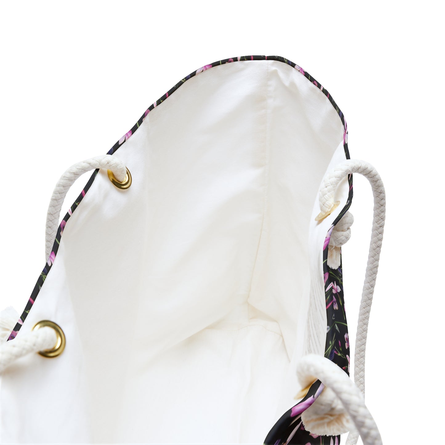 Feminine Floral Weekender Bag, Travel Tote, Gym Bag, Stylish Weekend Carryall, Vacation Handbag, Lightweight Overnight Bag