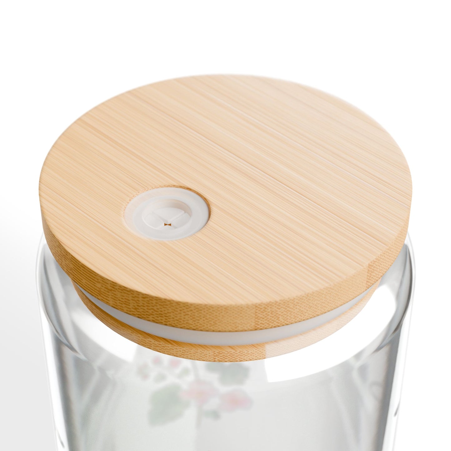 Floral Insulated Sipper Glass, Eco-Friendly Drinkware, Gift for Her, Summer Essentials, Stylish Water Bottle, Trending Home Decor