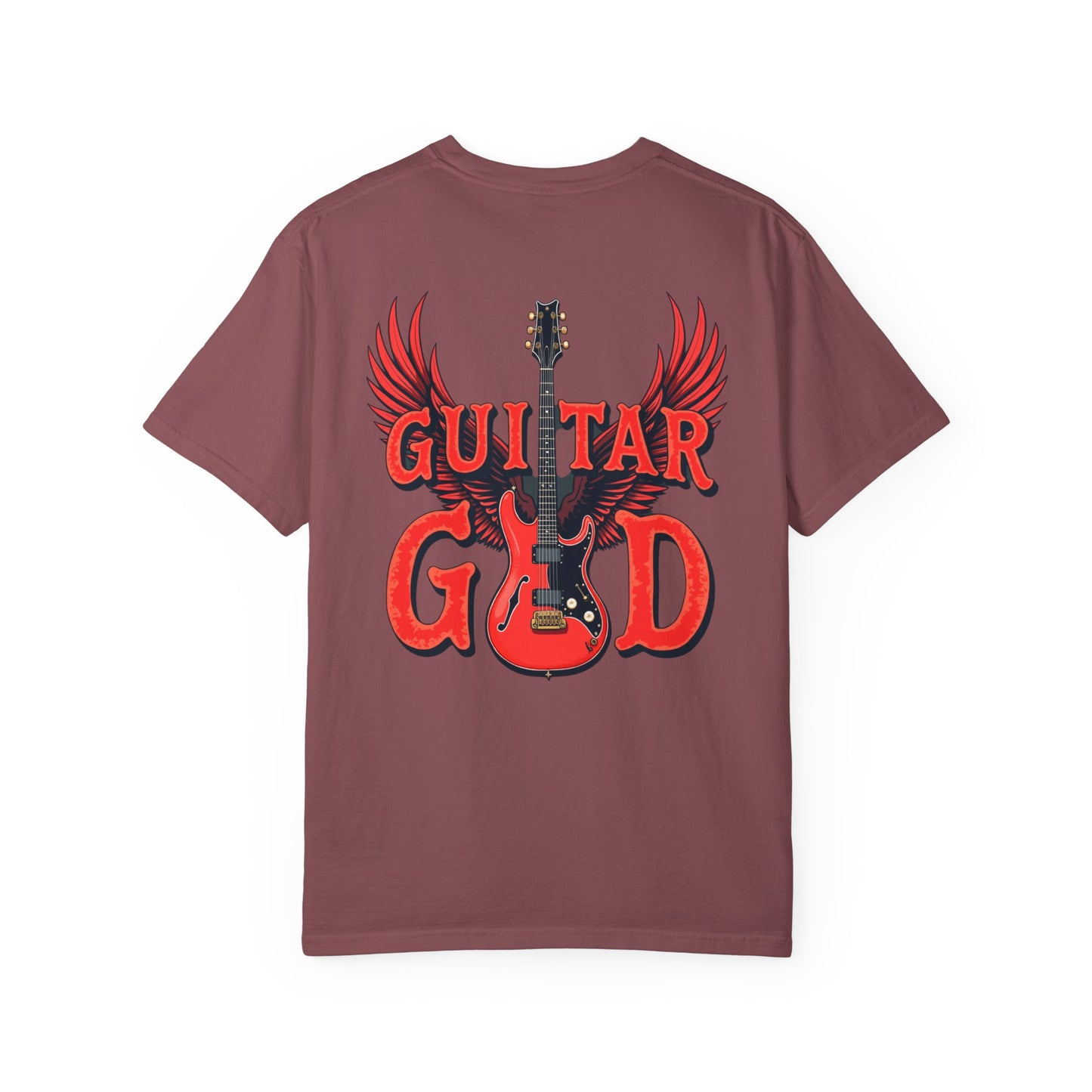 Guitar God T-Shirt, Music Lover Gift, Unisex Graphic Tee, Rock & Roll Apparel, Concert Outfit, Gift for Musicians